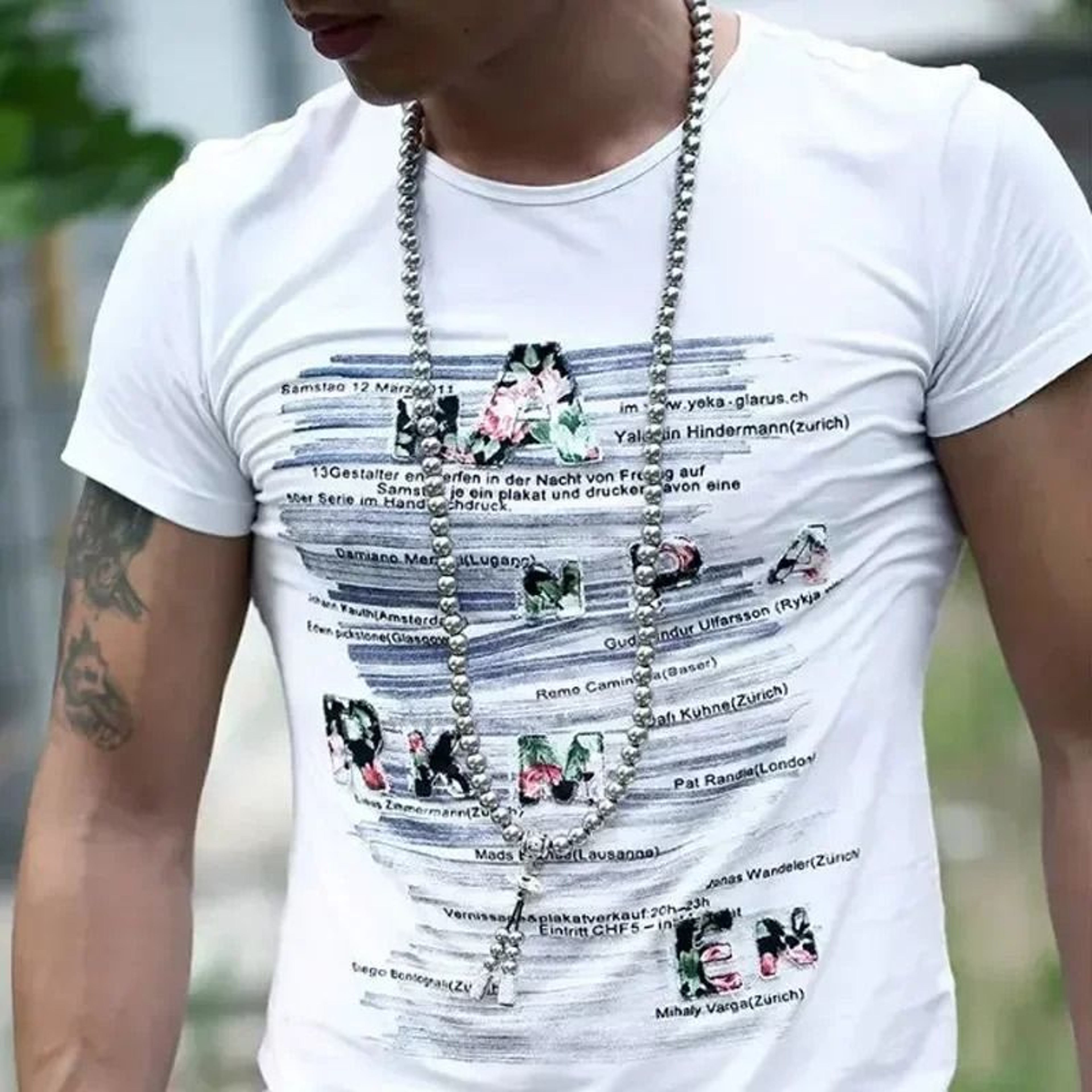 Titanium Bead Chain Necklace Durable EDC Outdoor Utility Accessory 12