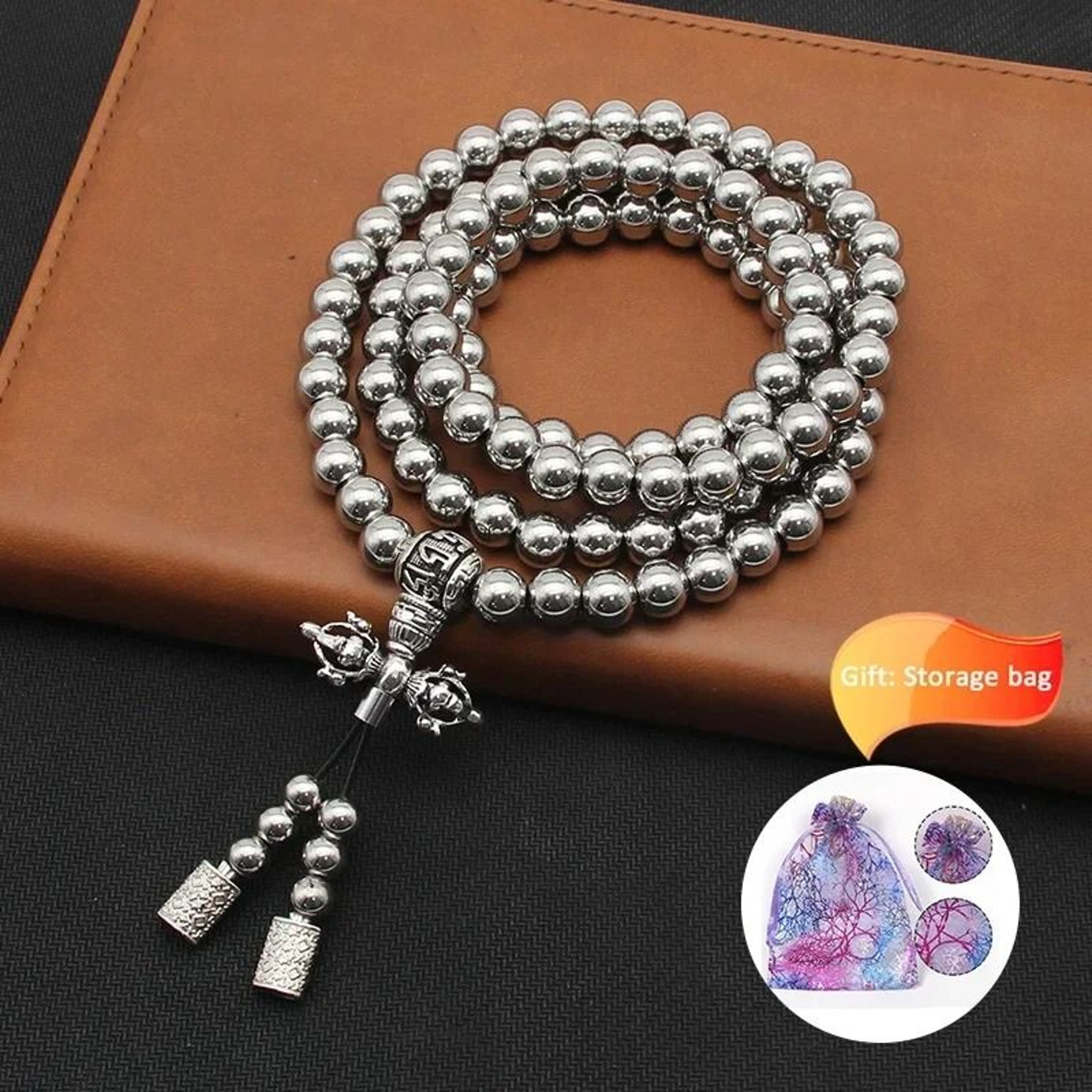 Titanium Bead Chain Necklace Durable EDC Outdoor Utility Accessory 6