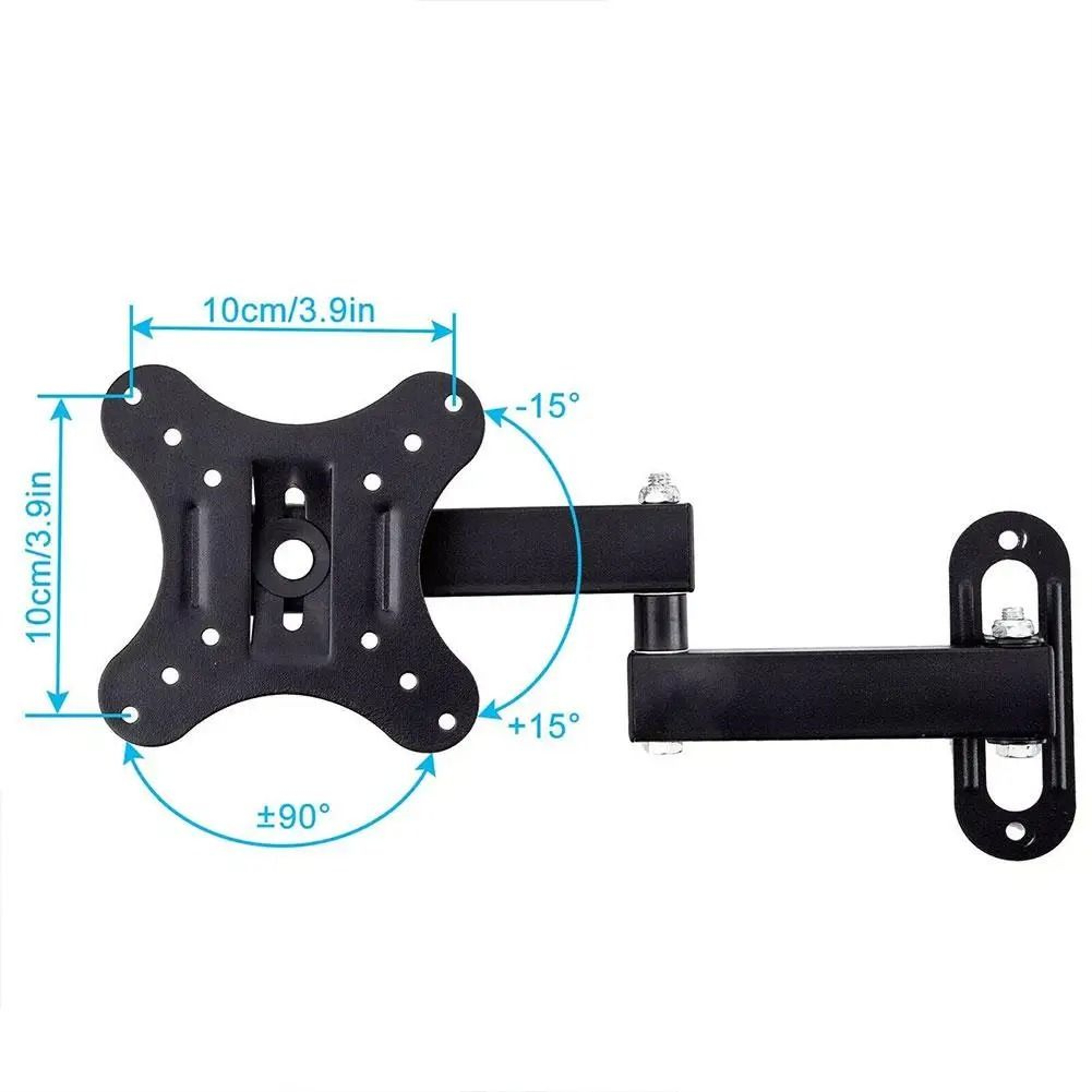 Adjustable TV Wall Mount Bracket For 10 To 27 Inch LCD LED Monitor 3