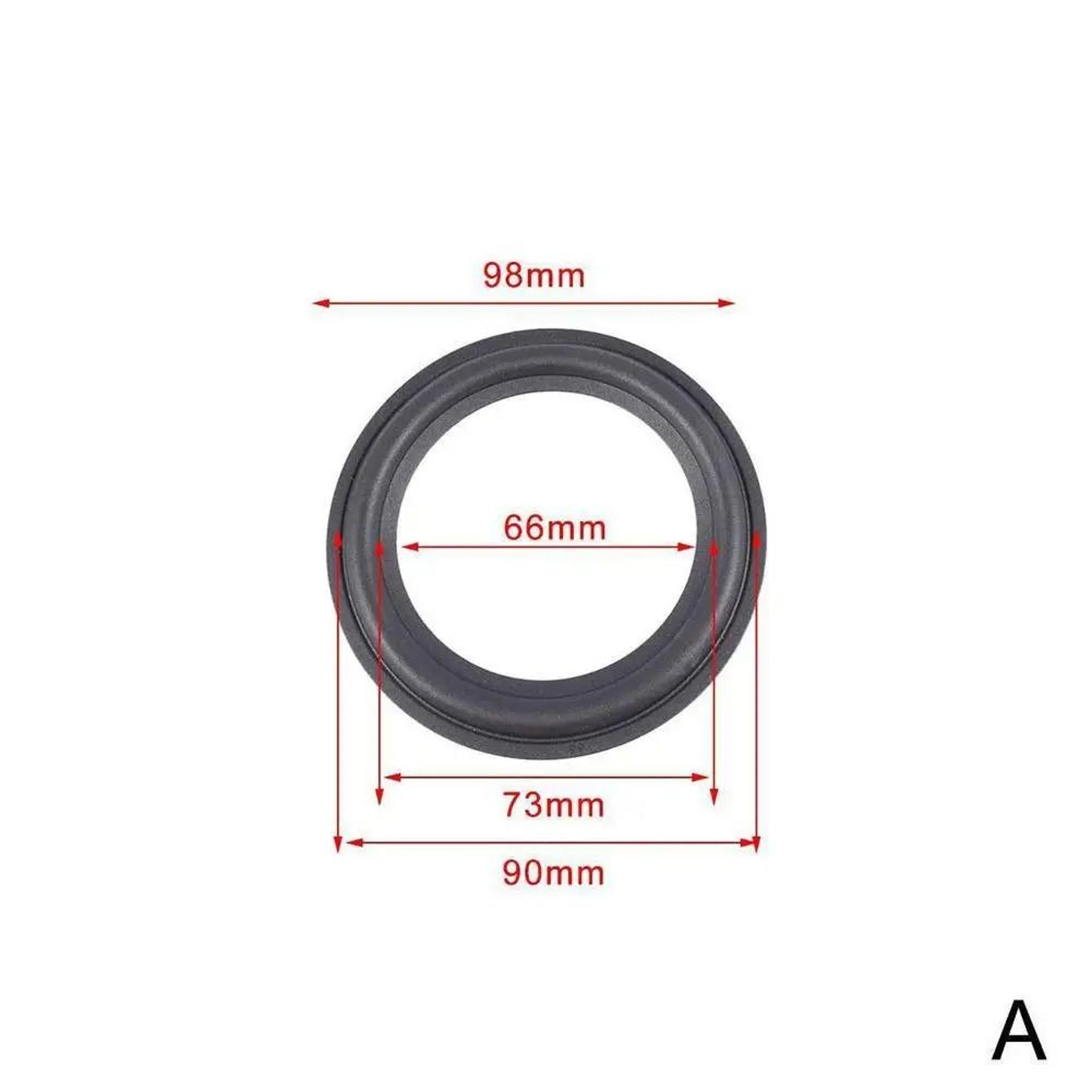 Rubber Speaker Surround Repair Edge Suspension Ring For 4 To 12 Inch Speakers 1