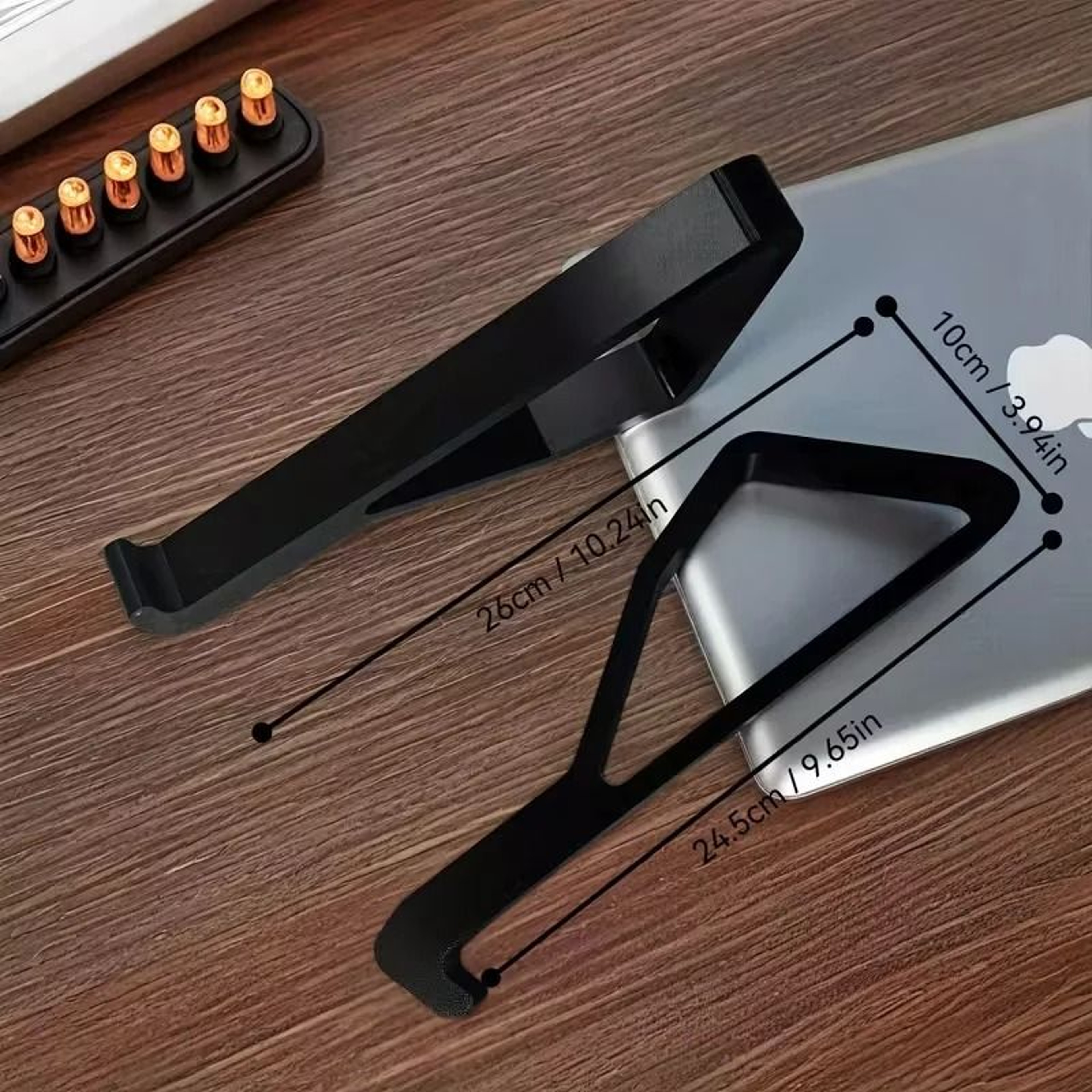 Ergonomic Adjustable Laptop Stand Portable Height Adjustable Stand For MacBook And PC 4