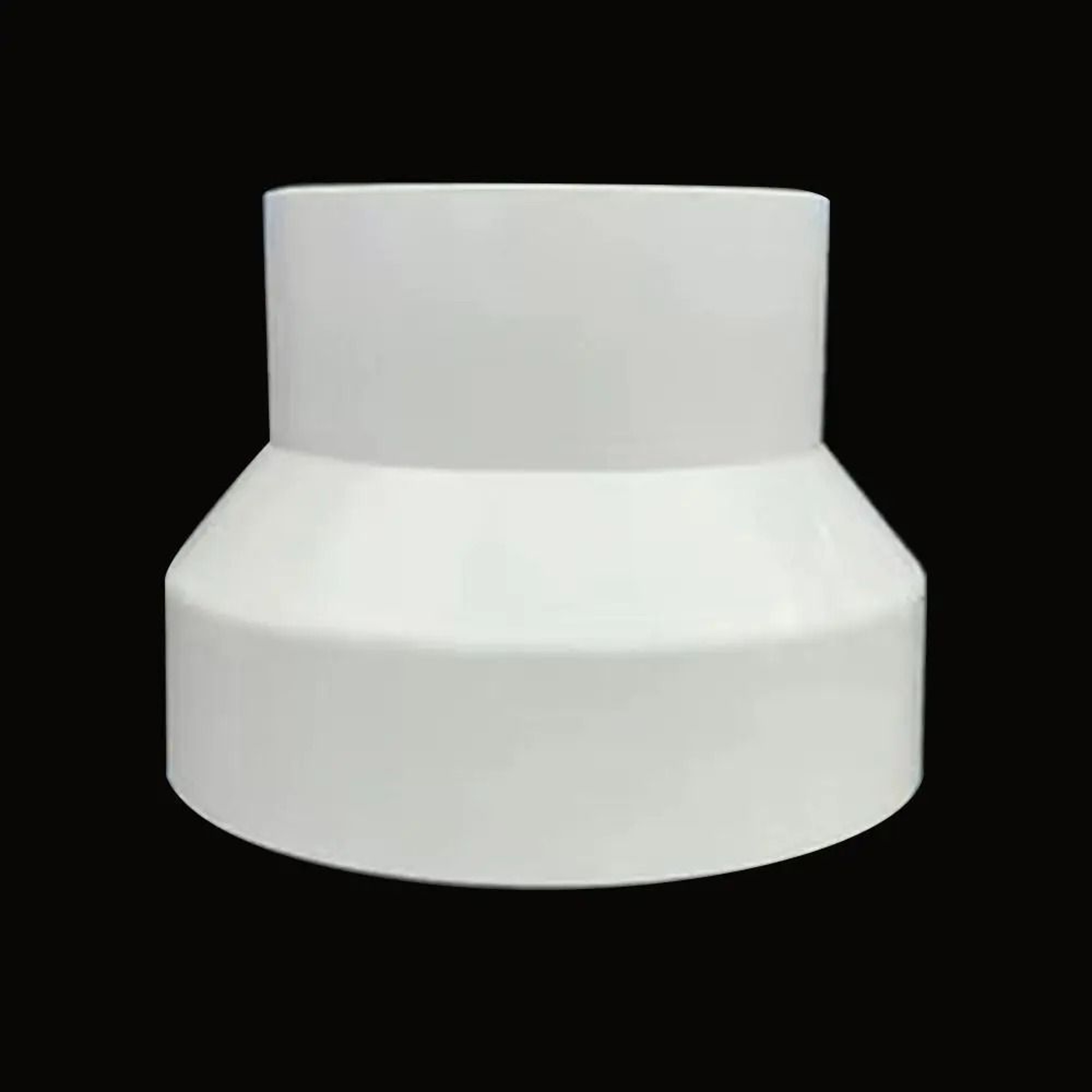 ABS Ventilation Pipe Reducer Adapter Durable Air Duct Connector For Vent Systems 1