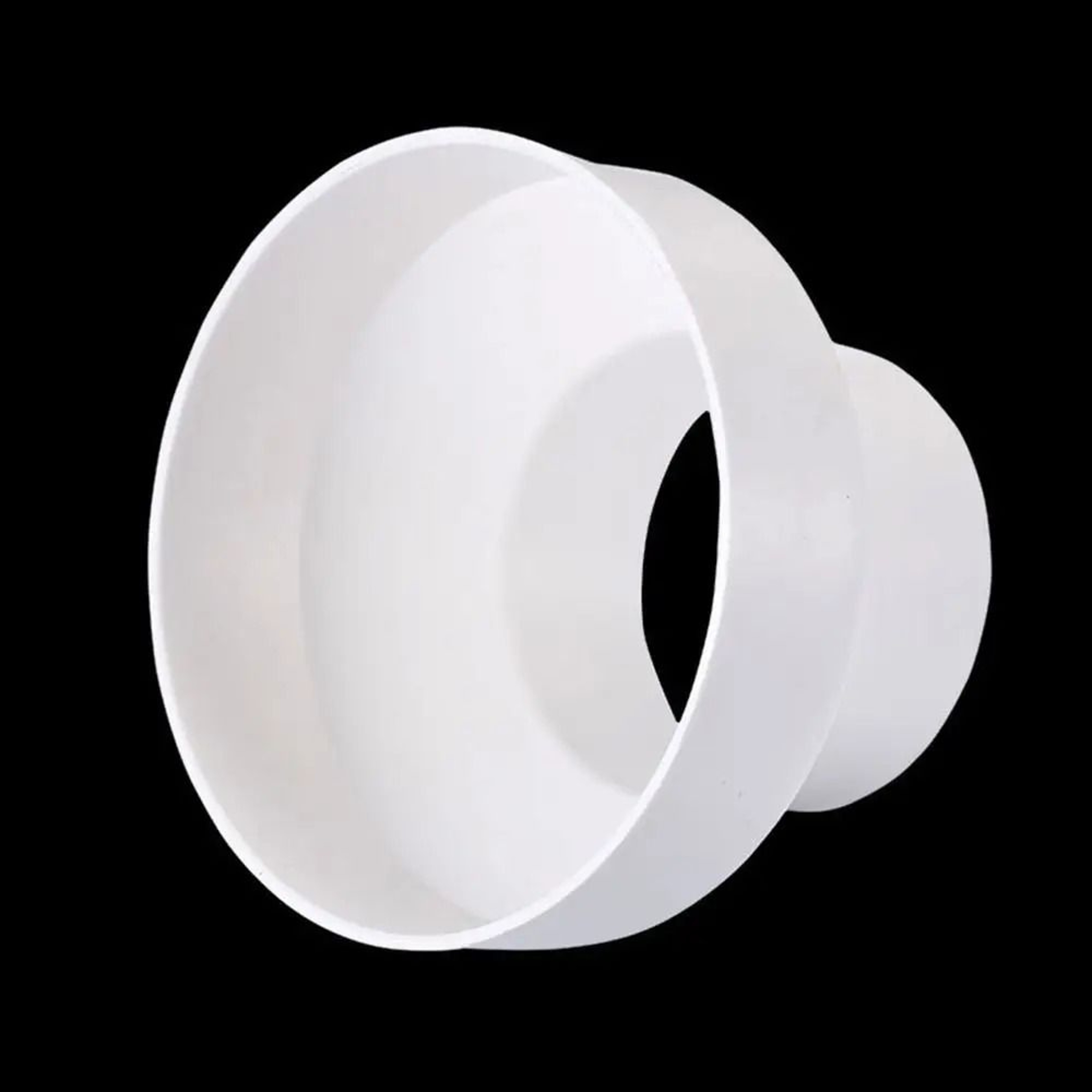 ABS Ventilation Pipe Reducer Adapter Durable Air Duct Connector For Vent Systems 12