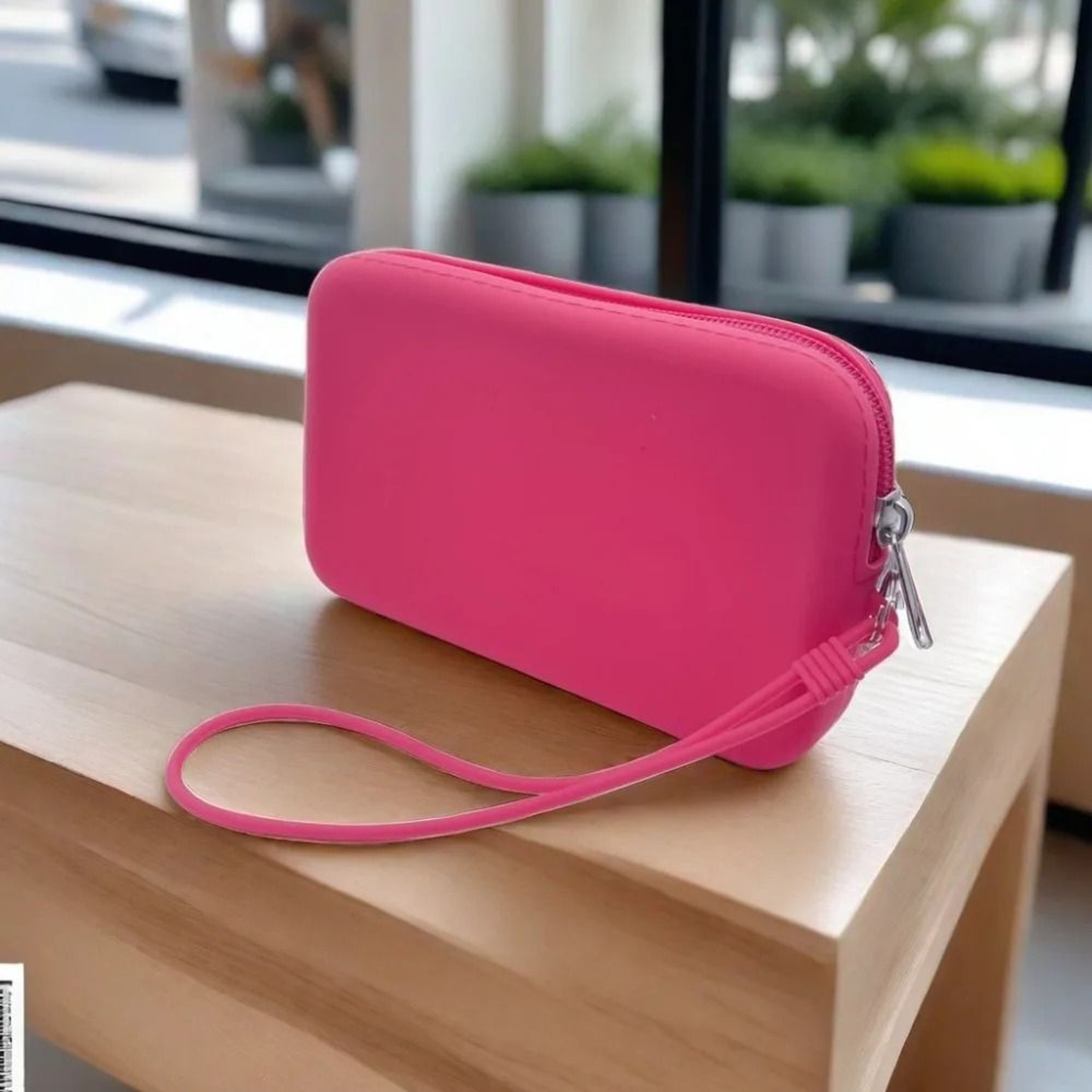 Silicone Cosmetic Bag Small Makeup Pouch Coin Purse Organizer Travel Storage Bag 2