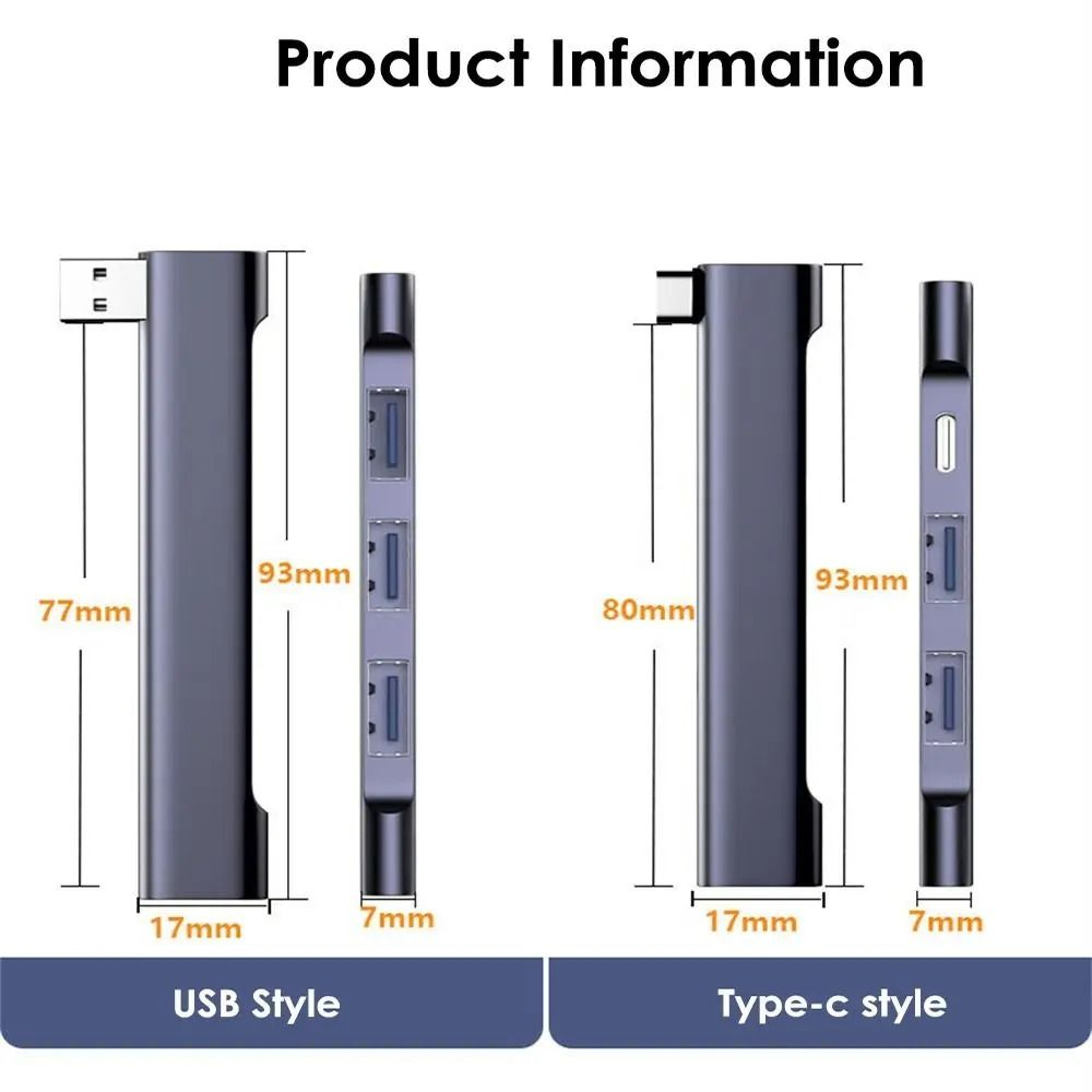 USB C Hub Multiport Adapter USB 30 Docking Station With PD Charging For Laptop 8