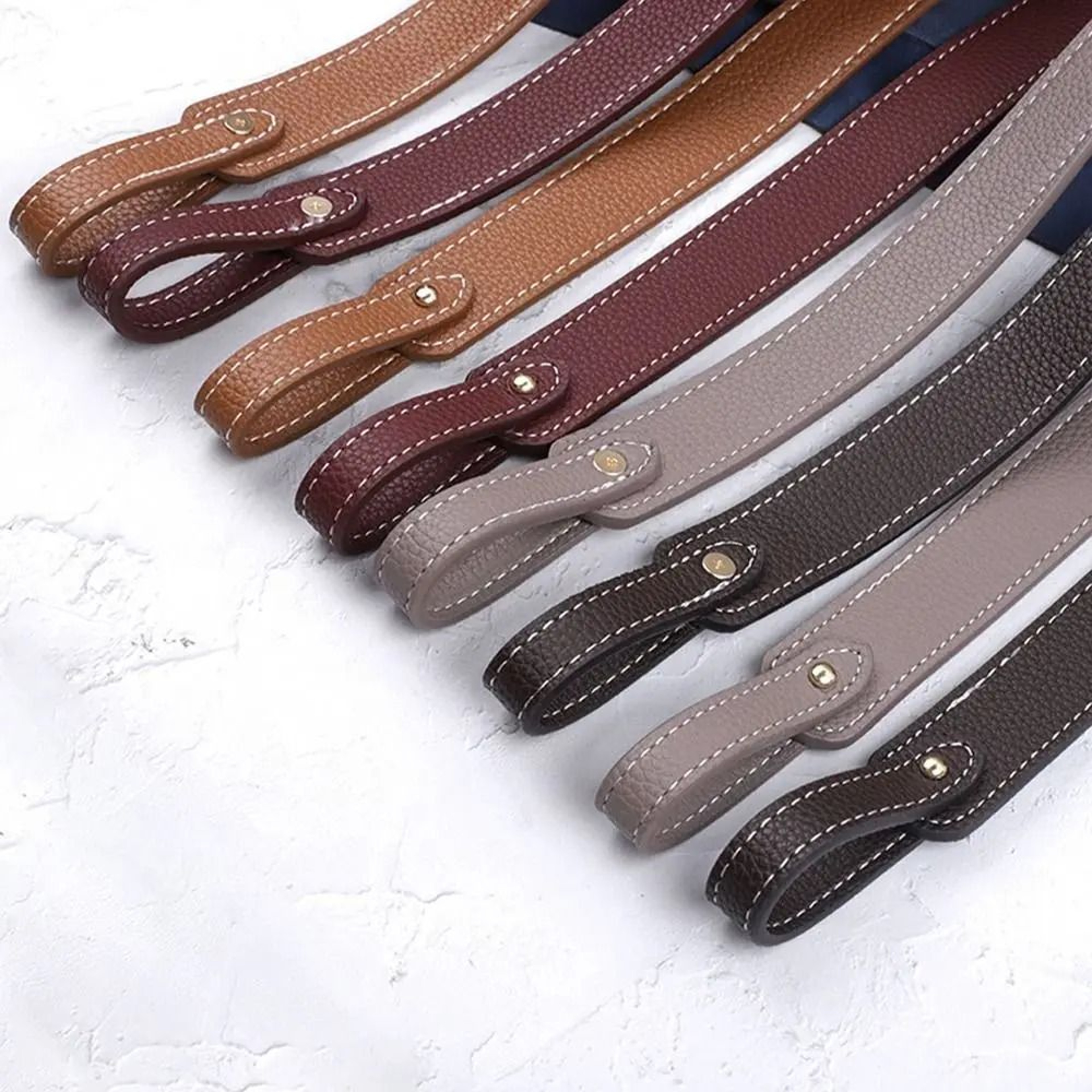 Adjustable Leather Bag Strap Replacement Crossbody Handbag Strap 10