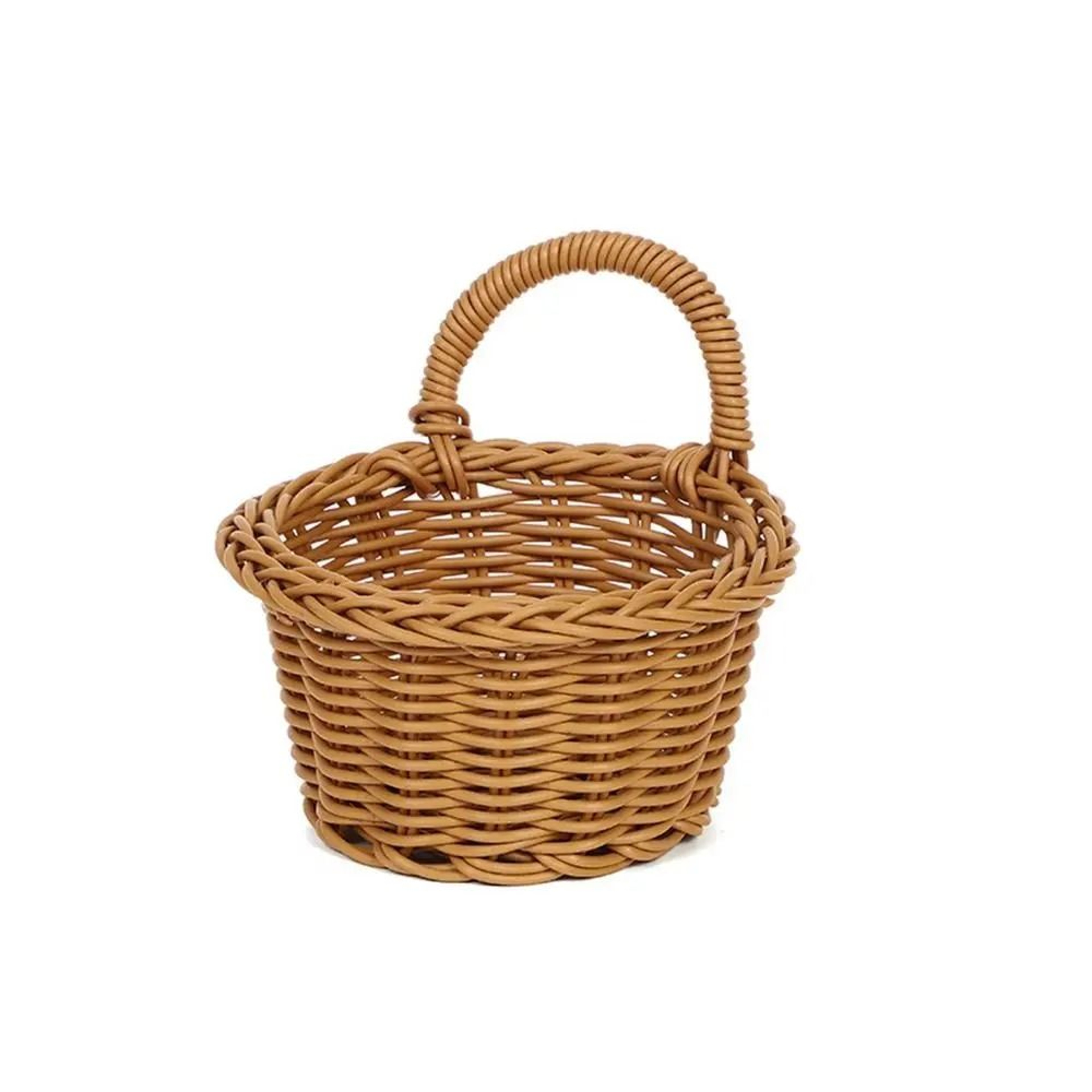 Rattan Storage Basket Hanging Kitchen Fruit Vegetable Organizer 1