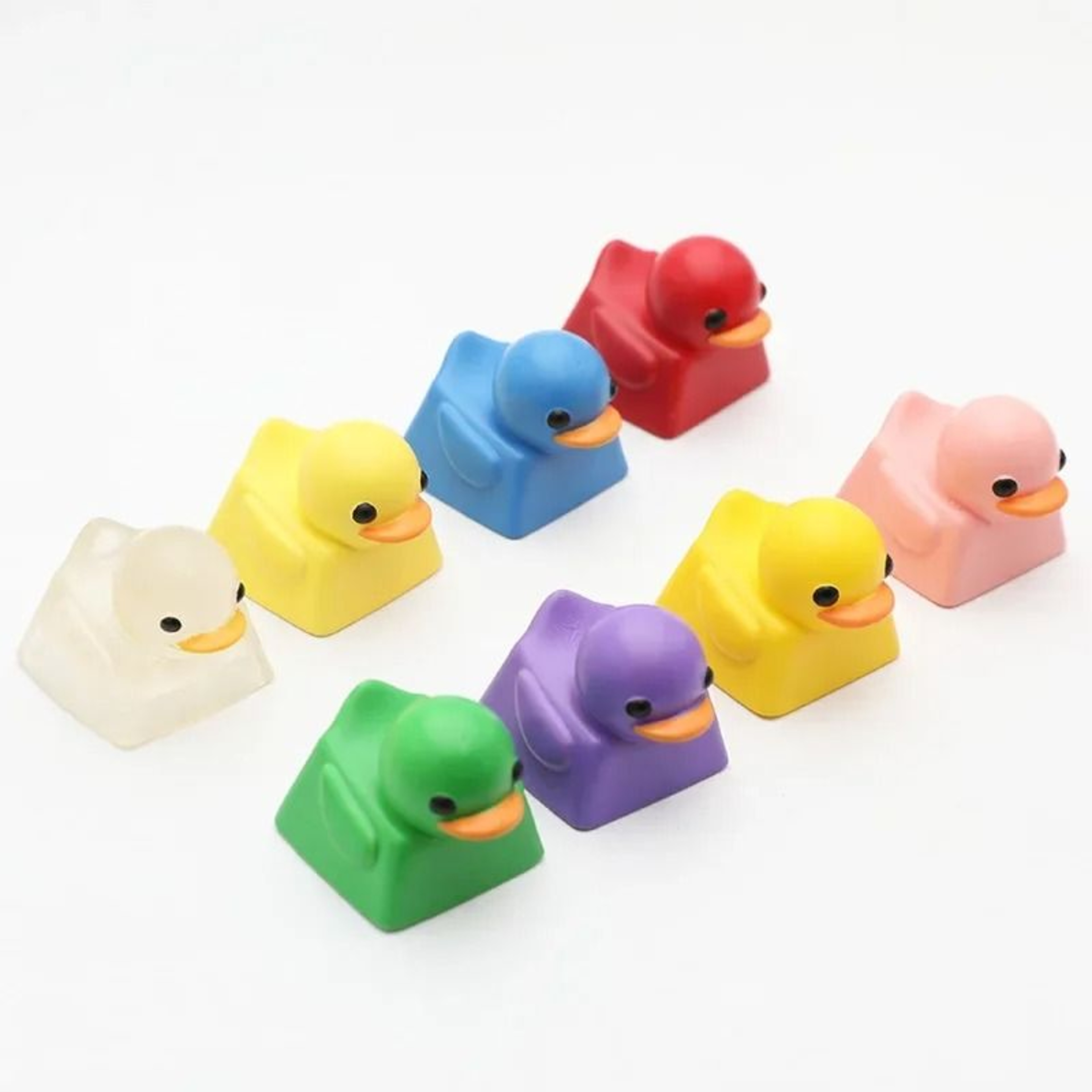 Cute Duck Resin Keycap For Cherry MX Mechanical Keyboard Custom Gaming Keycap 13