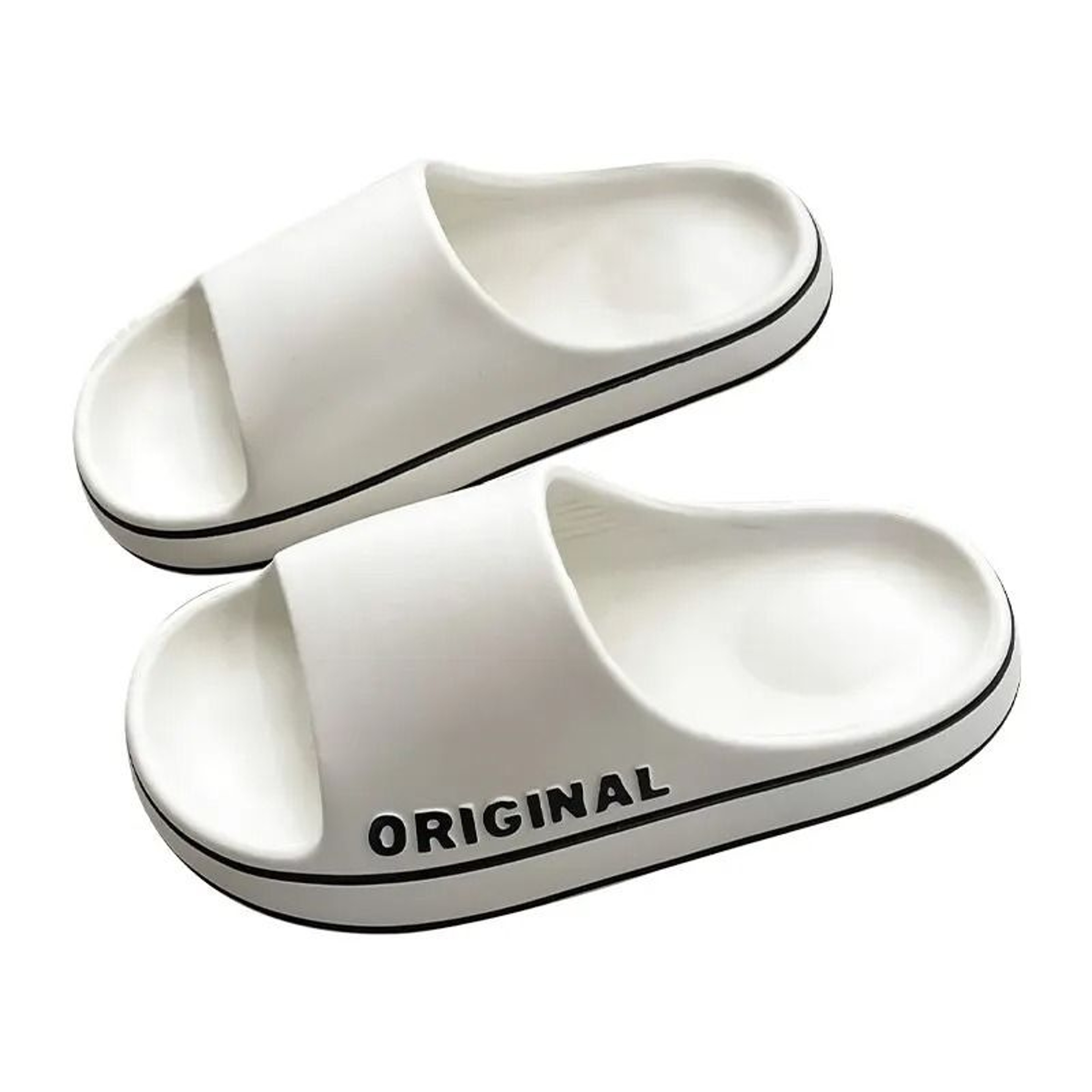 Thick Sole Summer Slide Sandals Non Slip Bathroom And Beach Slippers For Couples 3