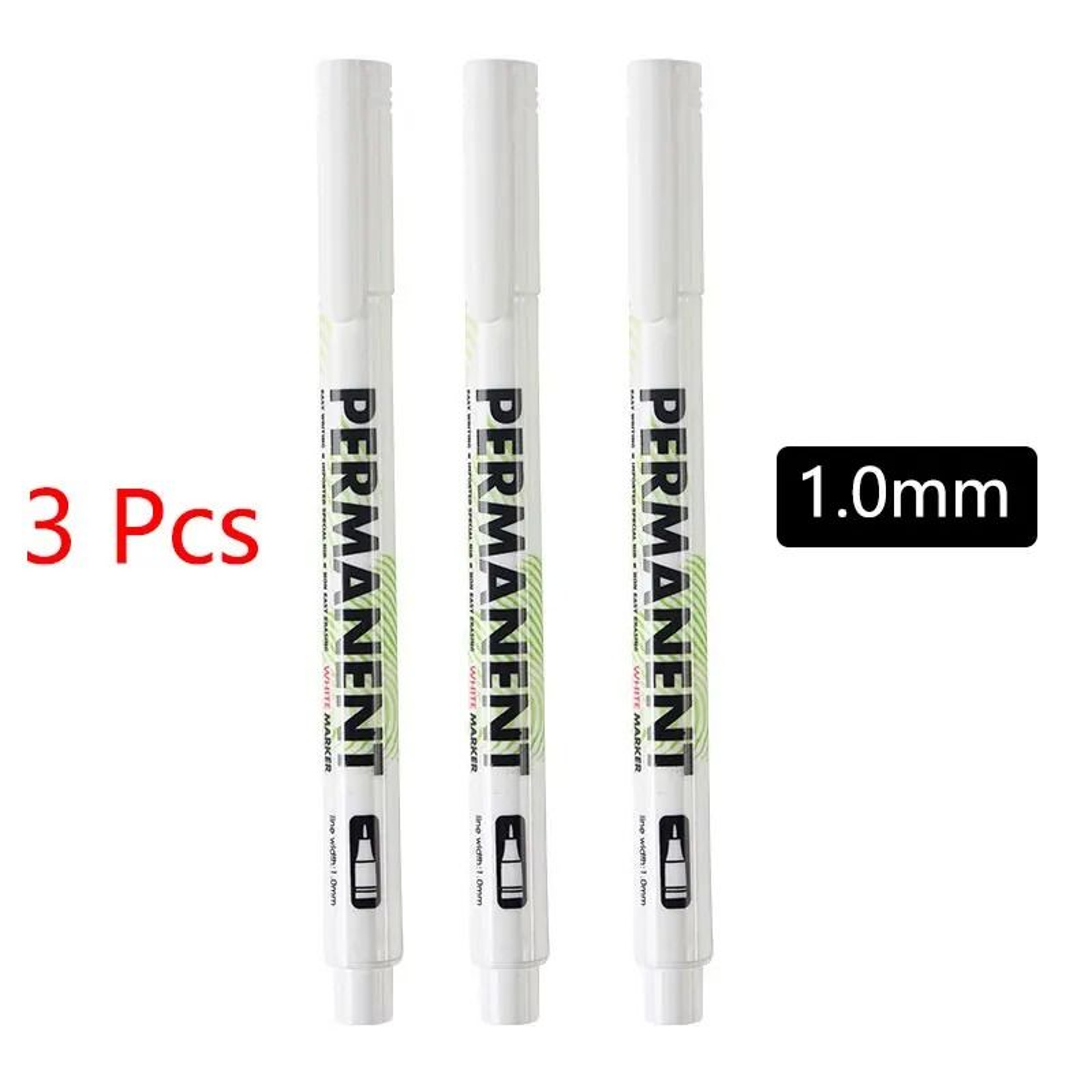 White Gel Pen Marker Set Waterproof Paint Markers For Art Craft And DIY 4