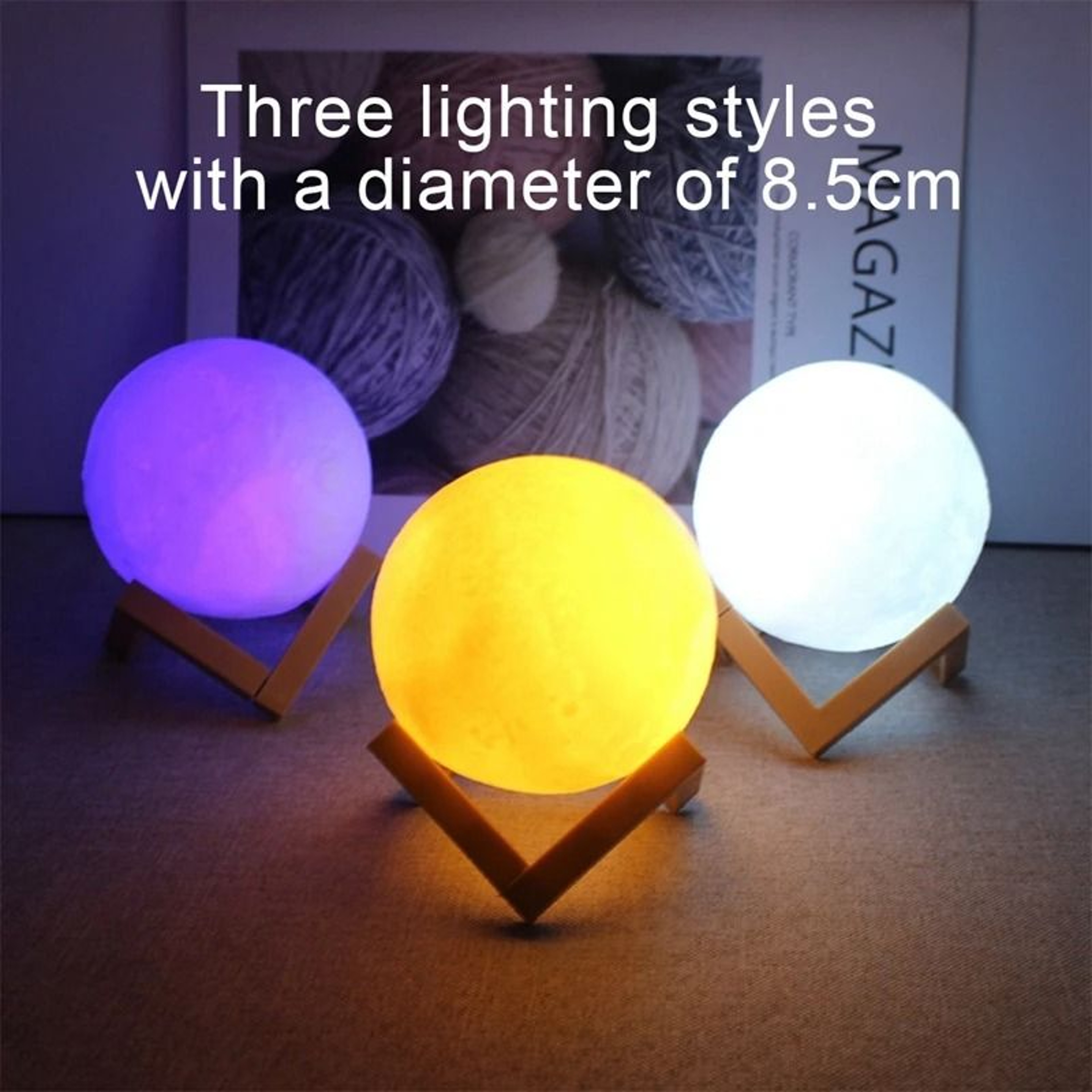 LED Moon Light Galaxy Night Lamp Decorative Bedroom Light Gift 7