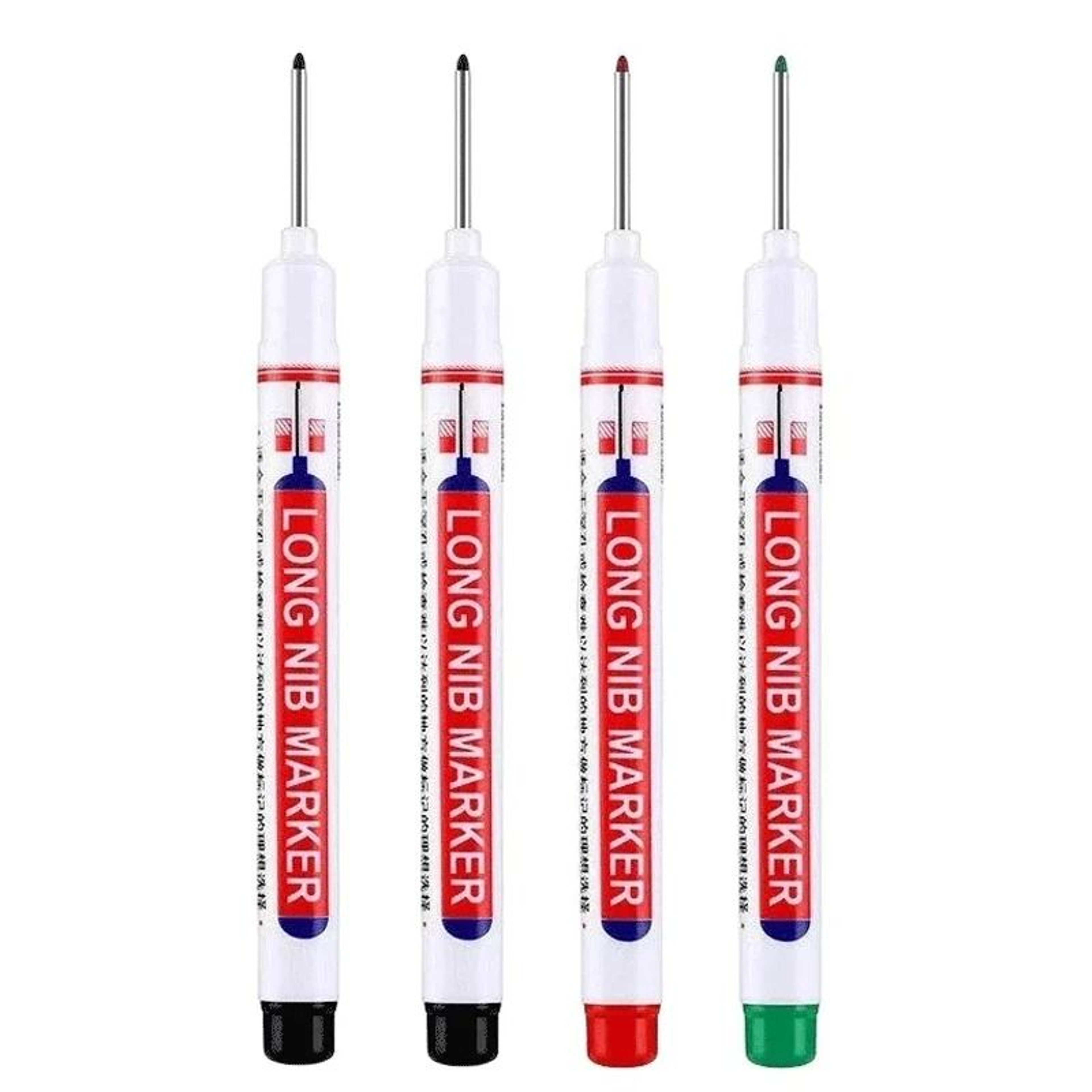 Deep Hole Long Nib Marker Set Precision Construction Marker For Wood Metal And DIY Projects 2