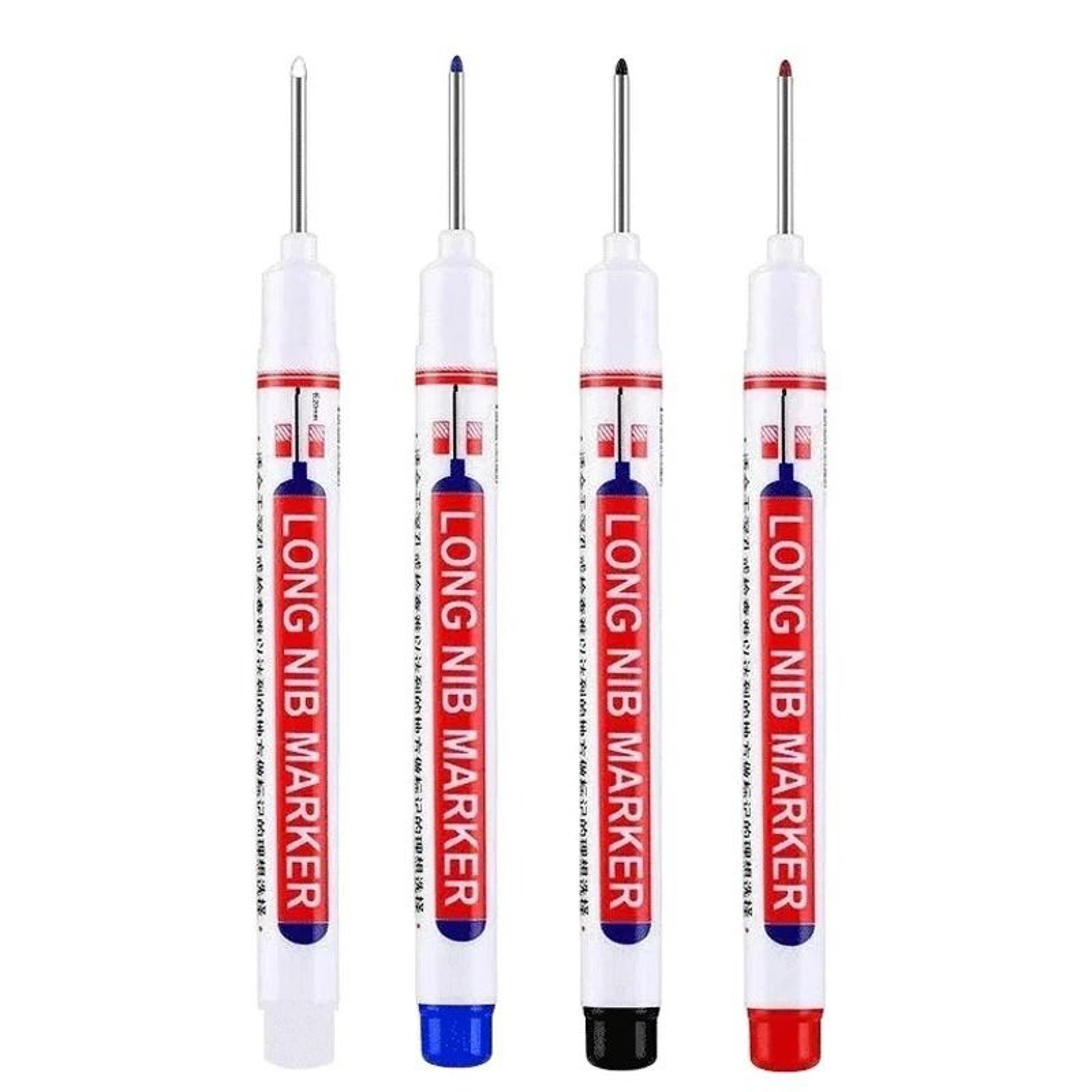 Deep Hole Long Nib Marker Set Precision Construction Marker For Wood Metal And DIY Projects 17