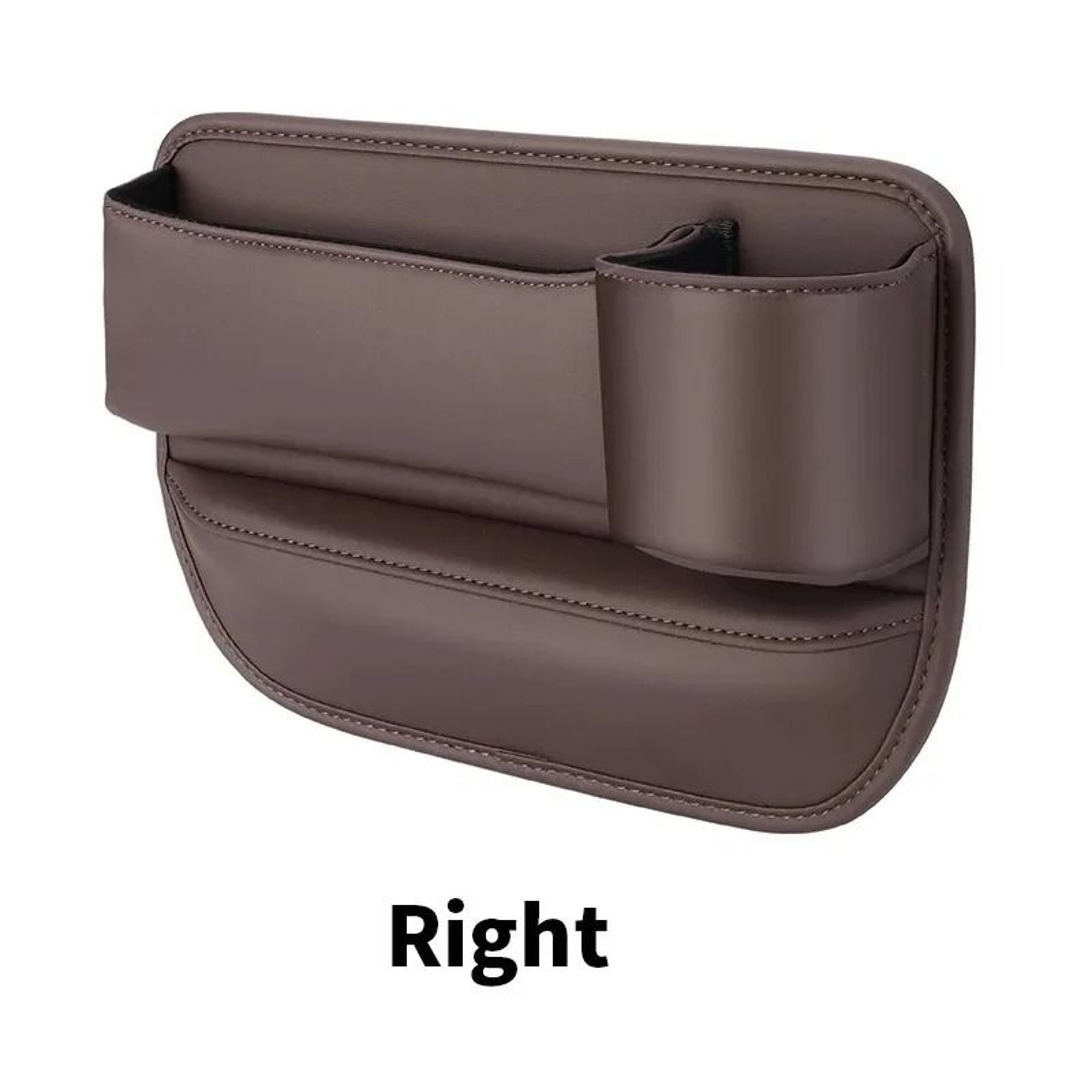 Universal Car Seat Storage Box With Cup Holder Phone Holder And Wallet Organizer 7