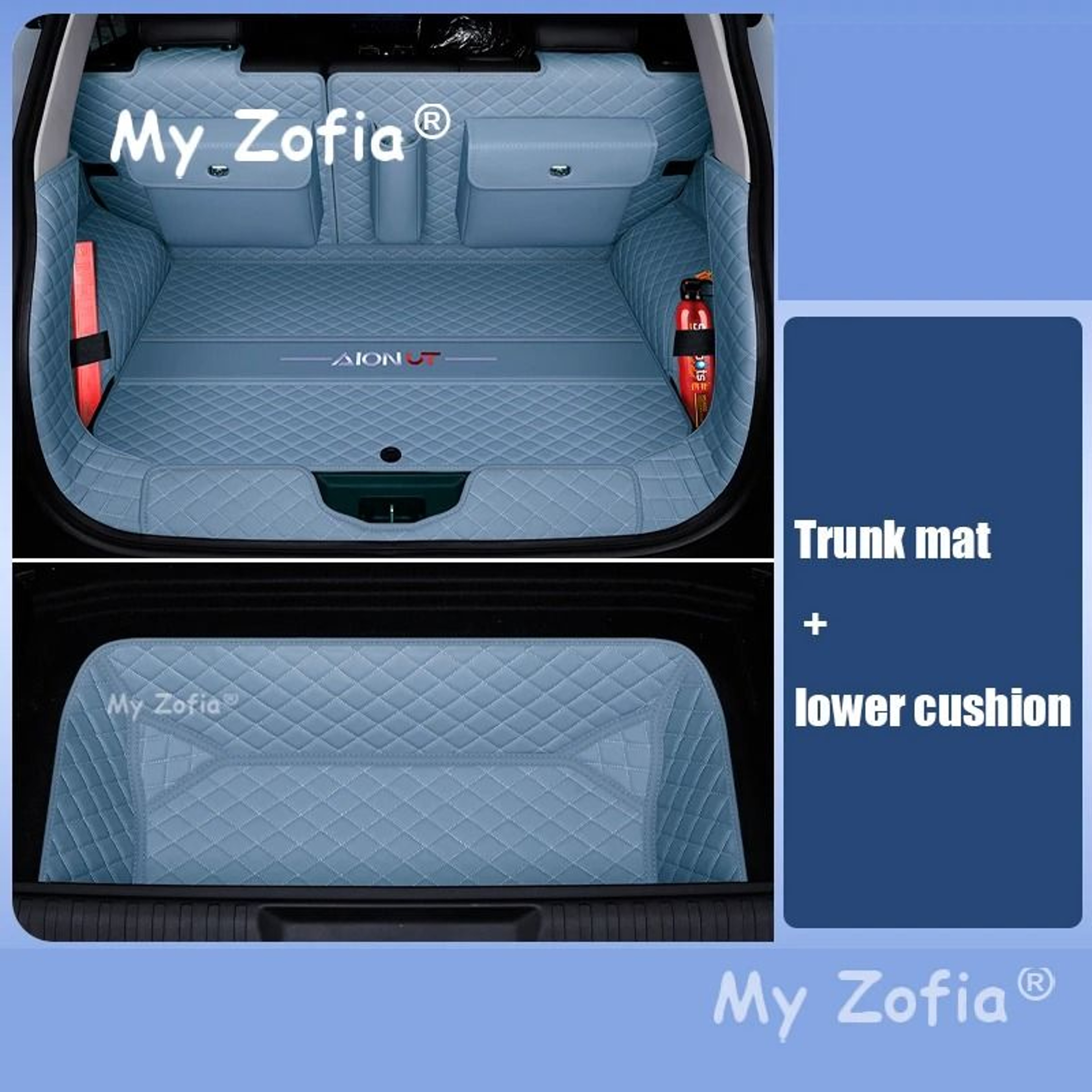 Custom Leather Car Trunk Mat For GAC AION UT 2025 2026 5