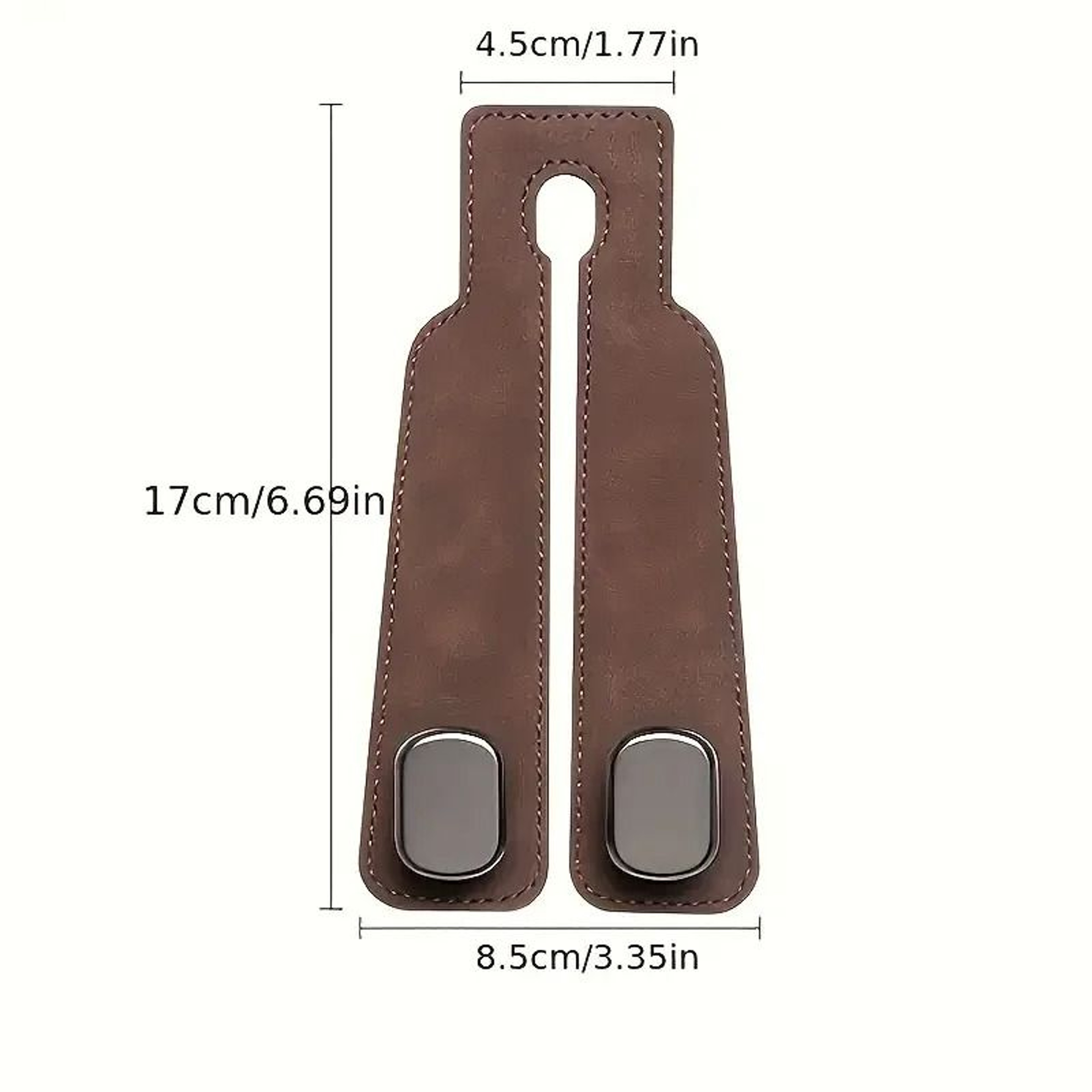 2 In 1 Car Seat Back Cover And Hook Organizer Faux Leather Protector 3