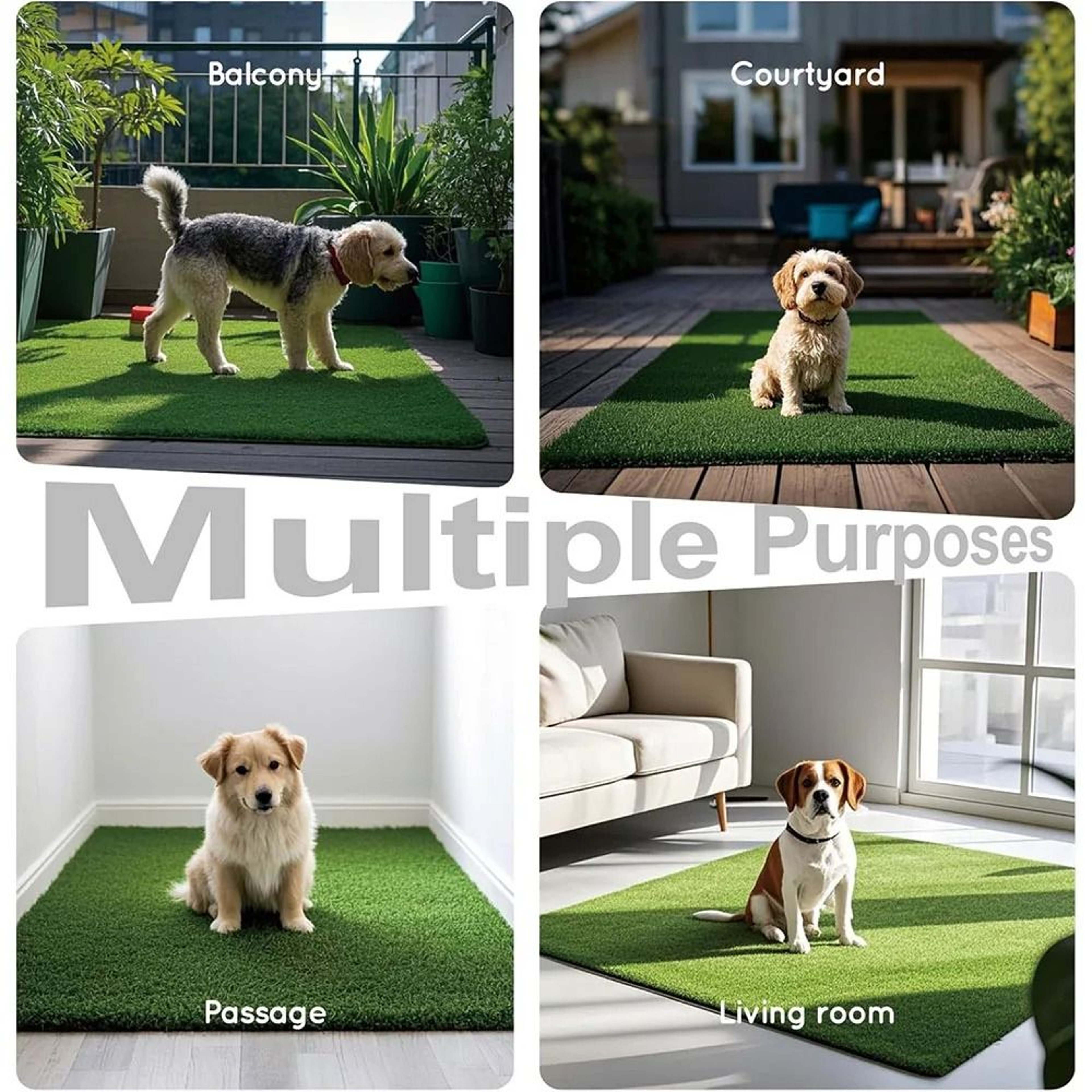 FreshPatch Reusable Dog Toilet Grass Training Mat 8
