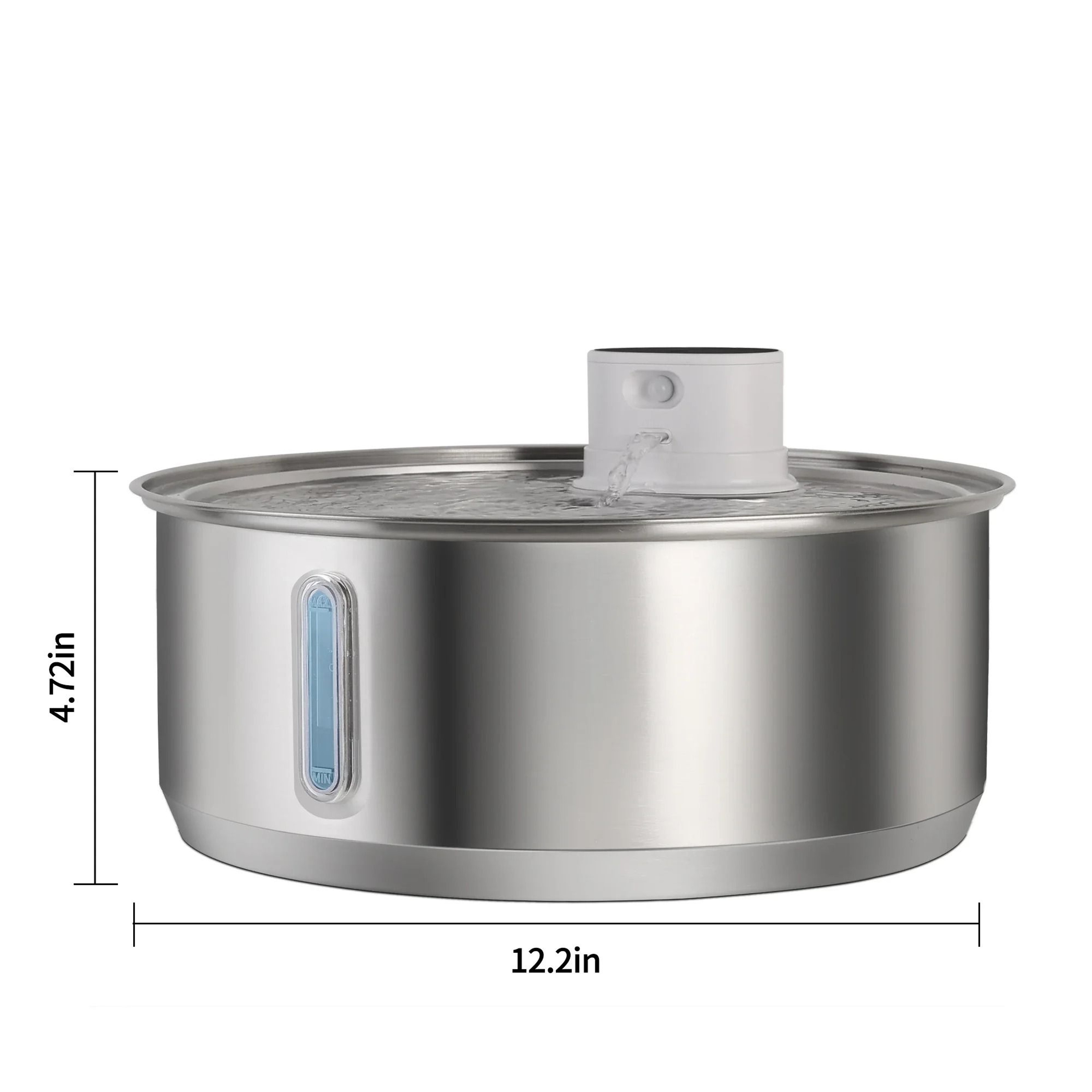 Petavista Smart Dog Water Fountain Wireless Stainless Steel Pet Water Dispenser 7