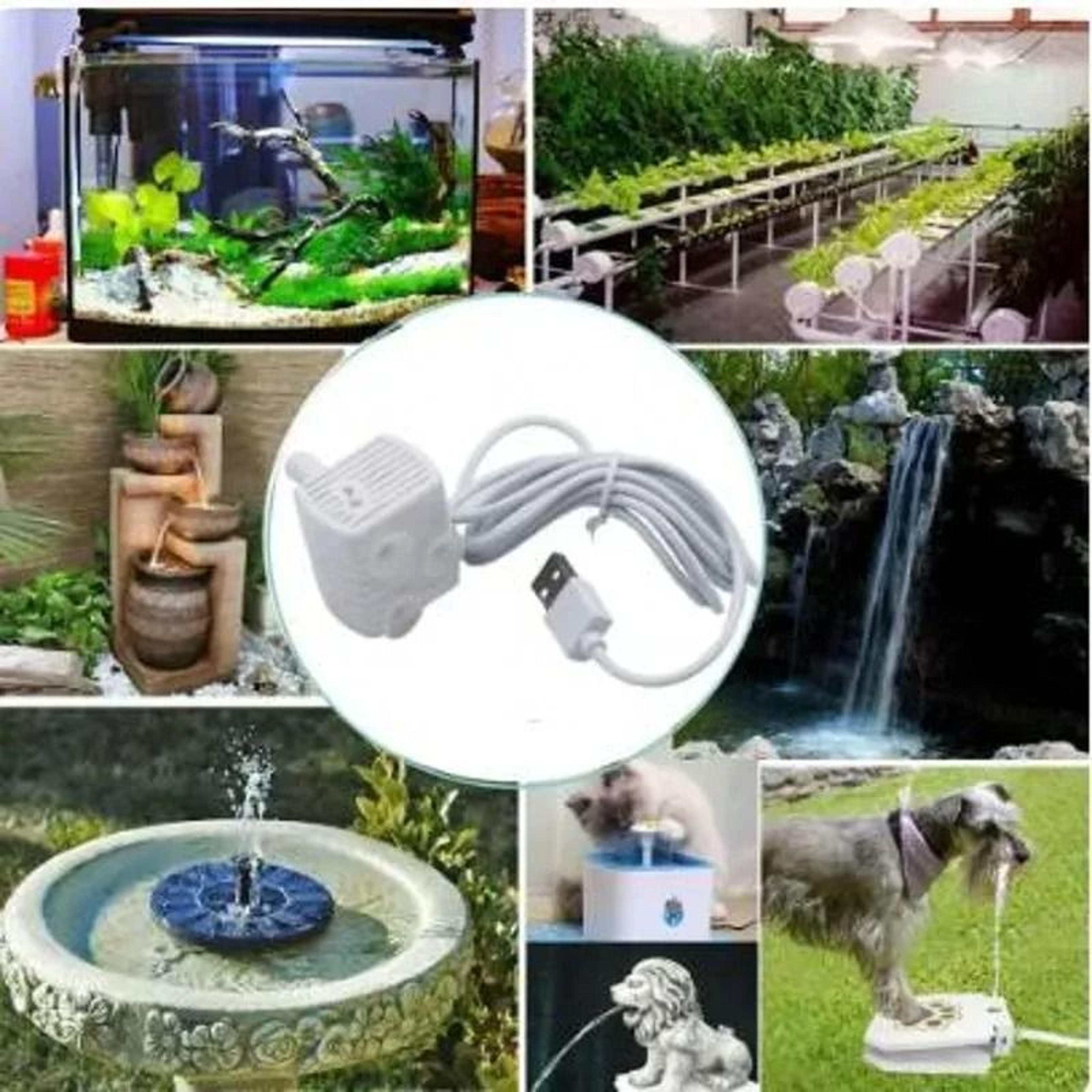 FlowPure Replacement Pet Water Fountain Pump For Cat And Dog Drinkers 3