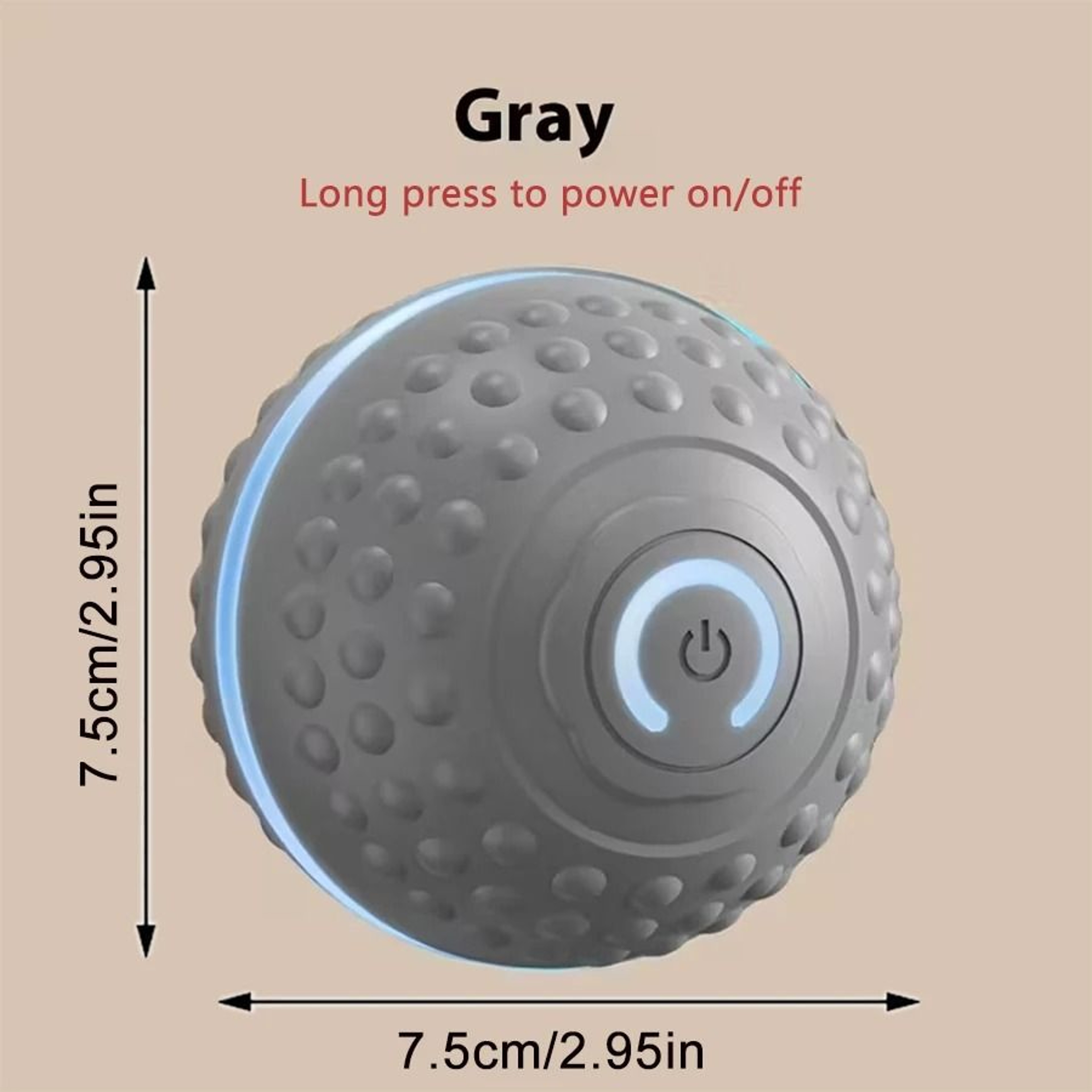 Smart Interactive Dog Toy Ball USB Rechargeable Automatic Rolling And Bouncing Chew Toy 13