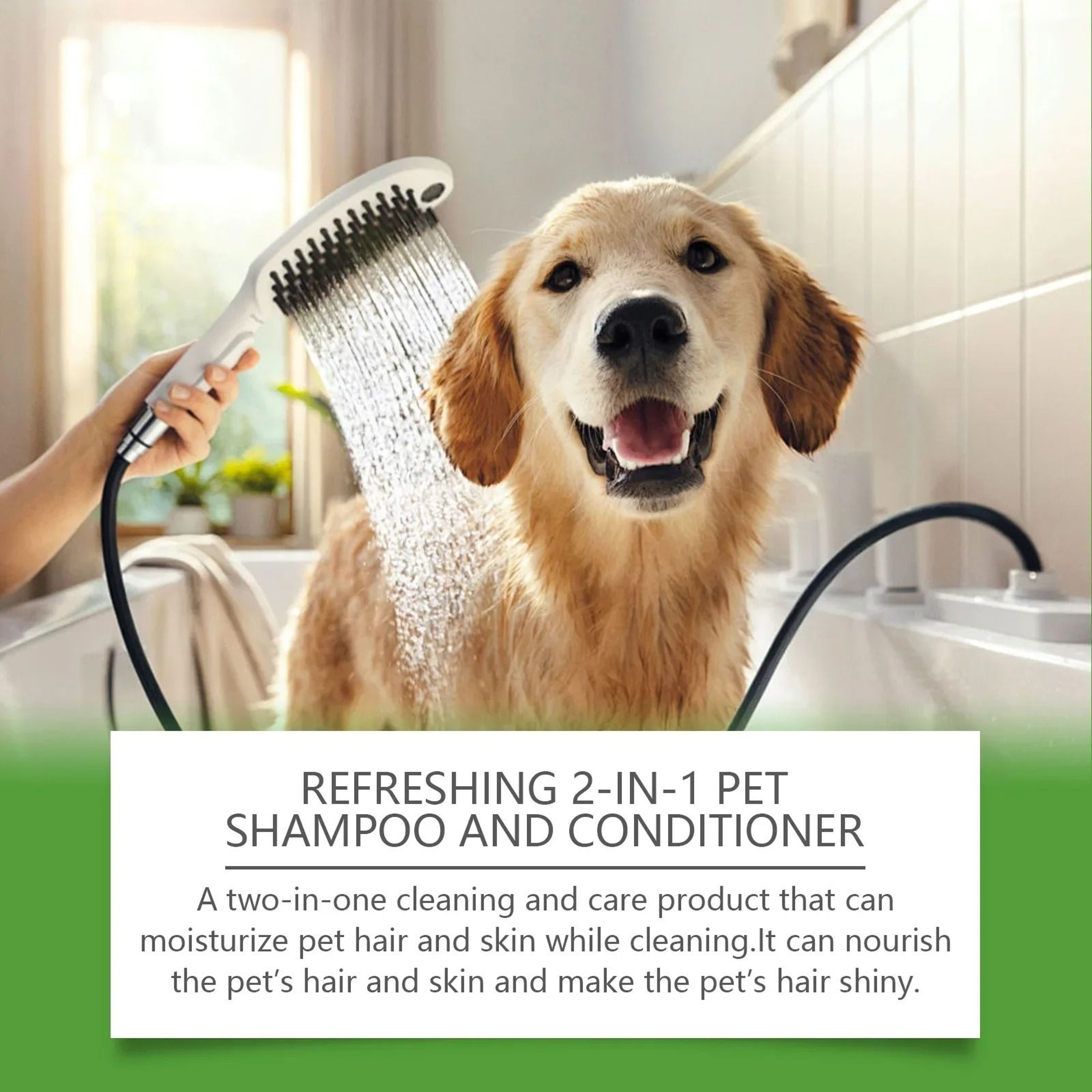 YEGBONG 2 In 1 Pet Shampoo And Conditioner Moisturizing Dog Shower Gel 6