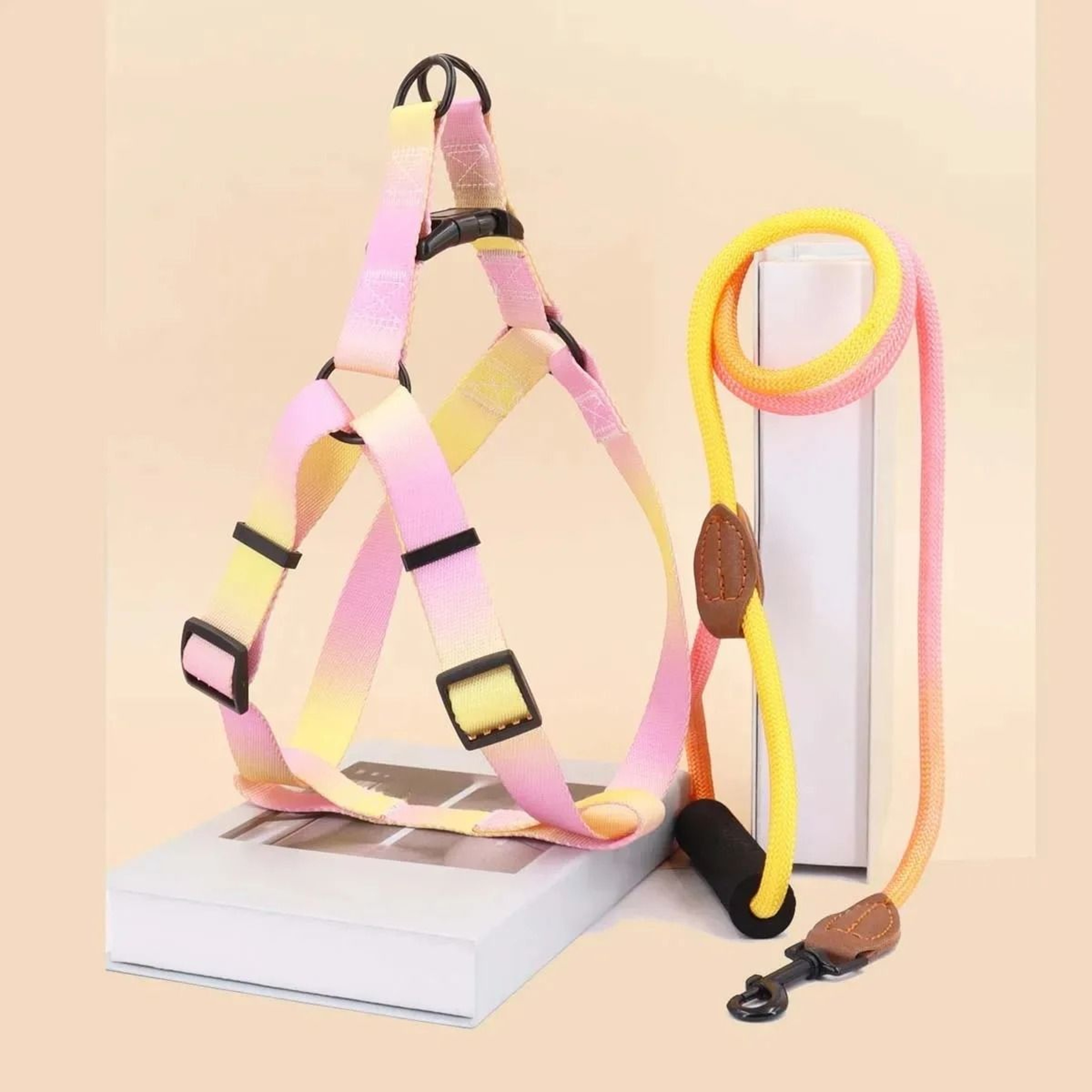 Adjustable Dog Harness And Leash Set For Small Dogs Breathable Puppy Chest Collar Vest 3
