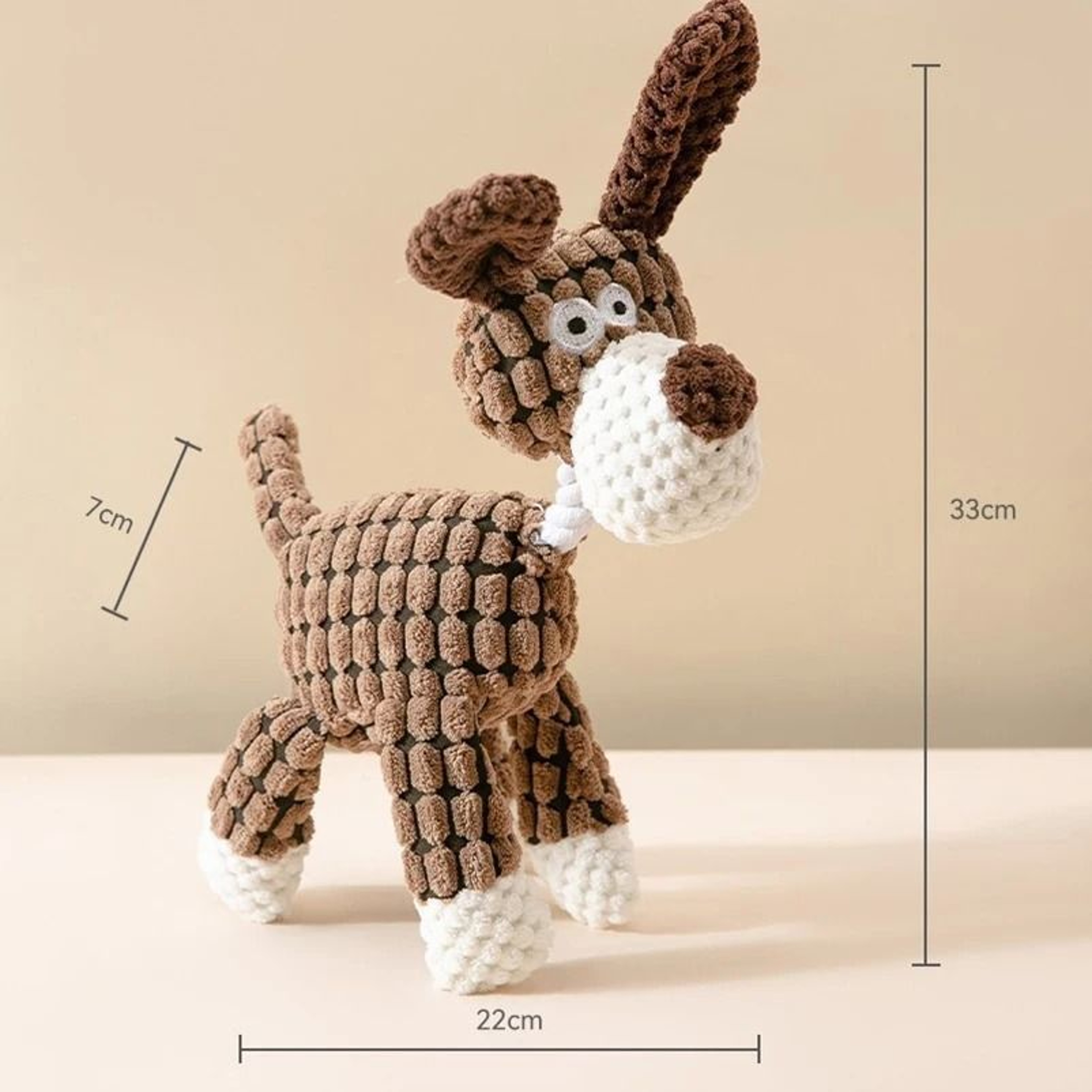 Pineapple Cotton Rope Pet Chew Toy Interactive Squeaky Toy For Dogs And Cats 9