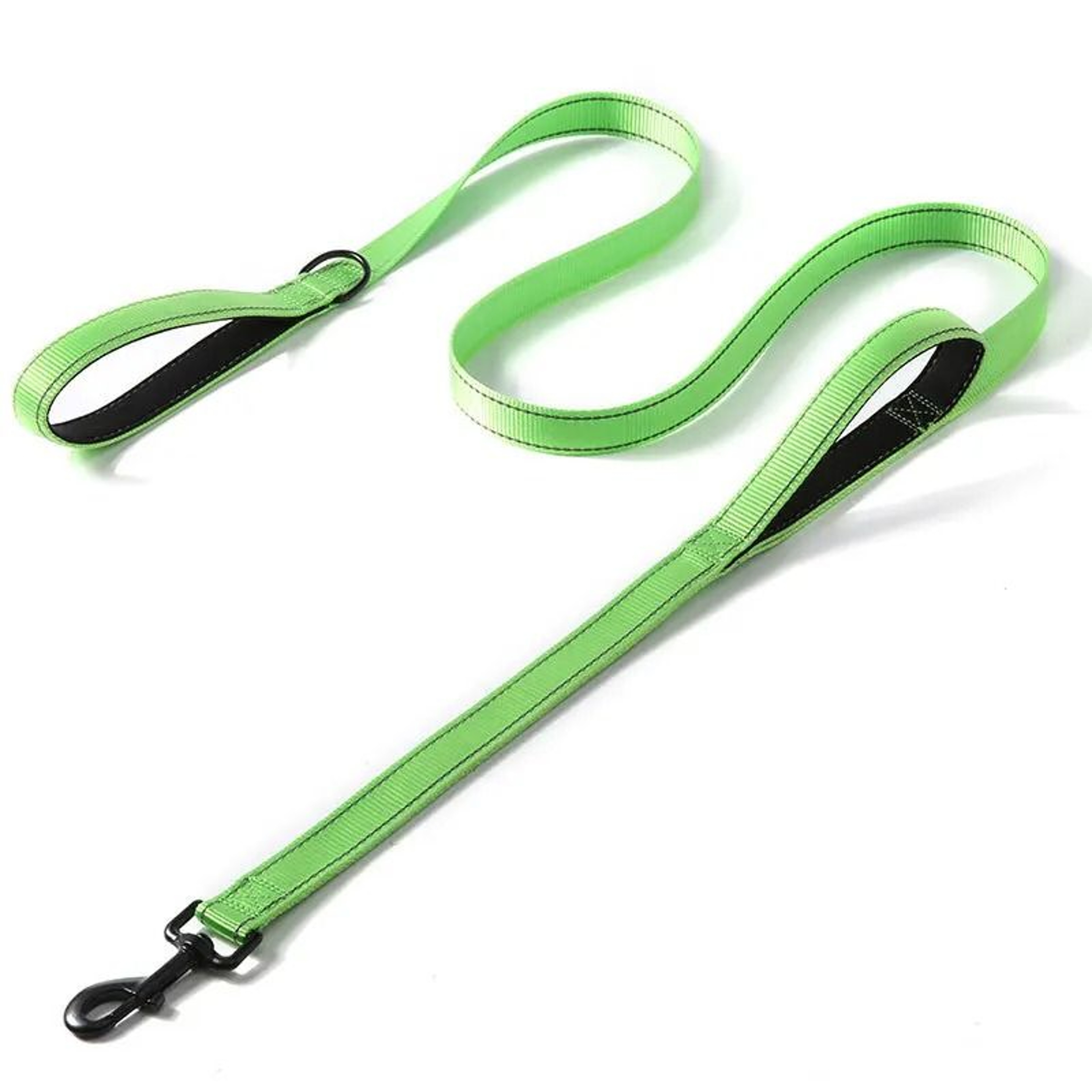 Heavy Duty Double Handle Dog Leash For Training Walking And Control 1