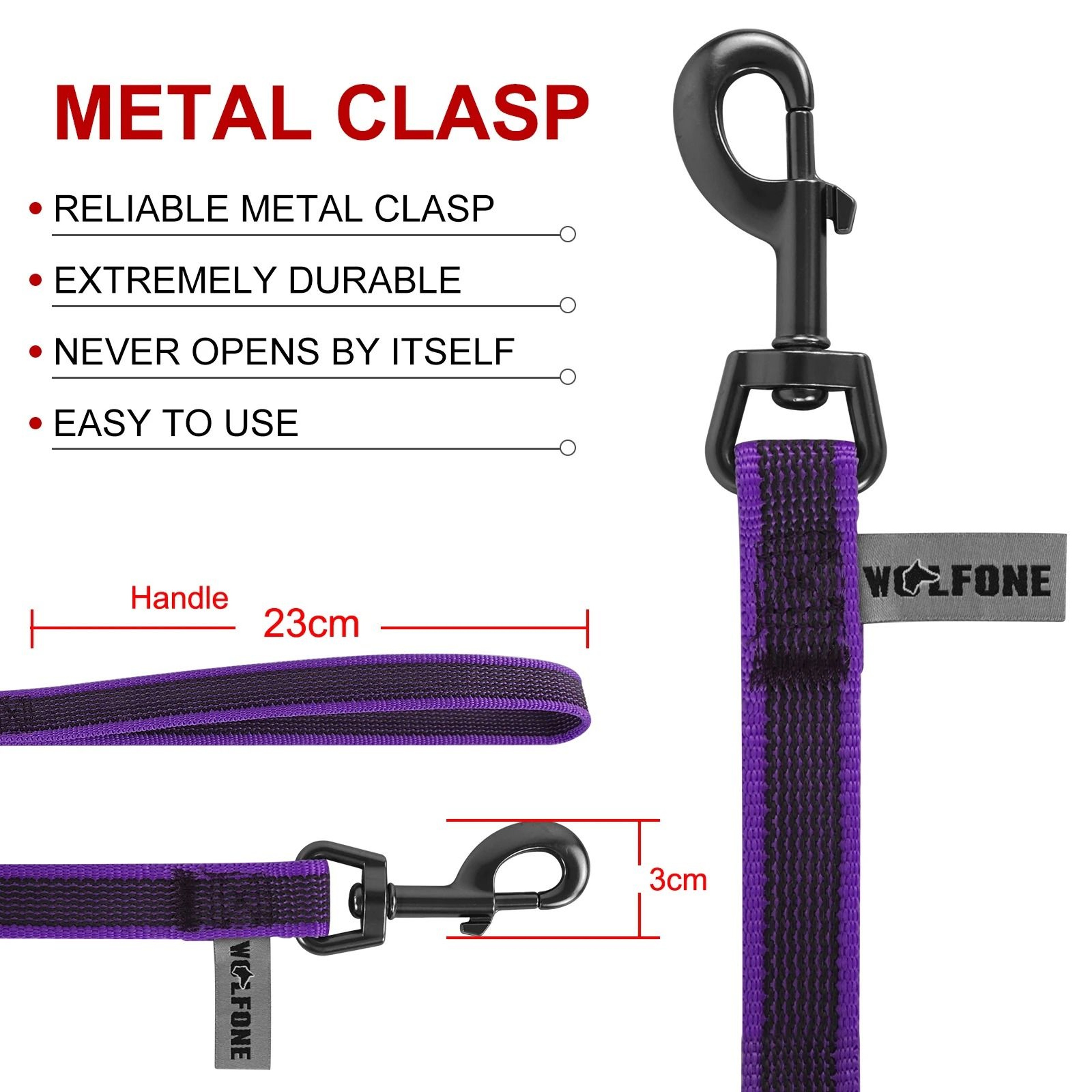 Long Training Dog Leash Durable Dual Color Lead For Walking And Recall Training 14