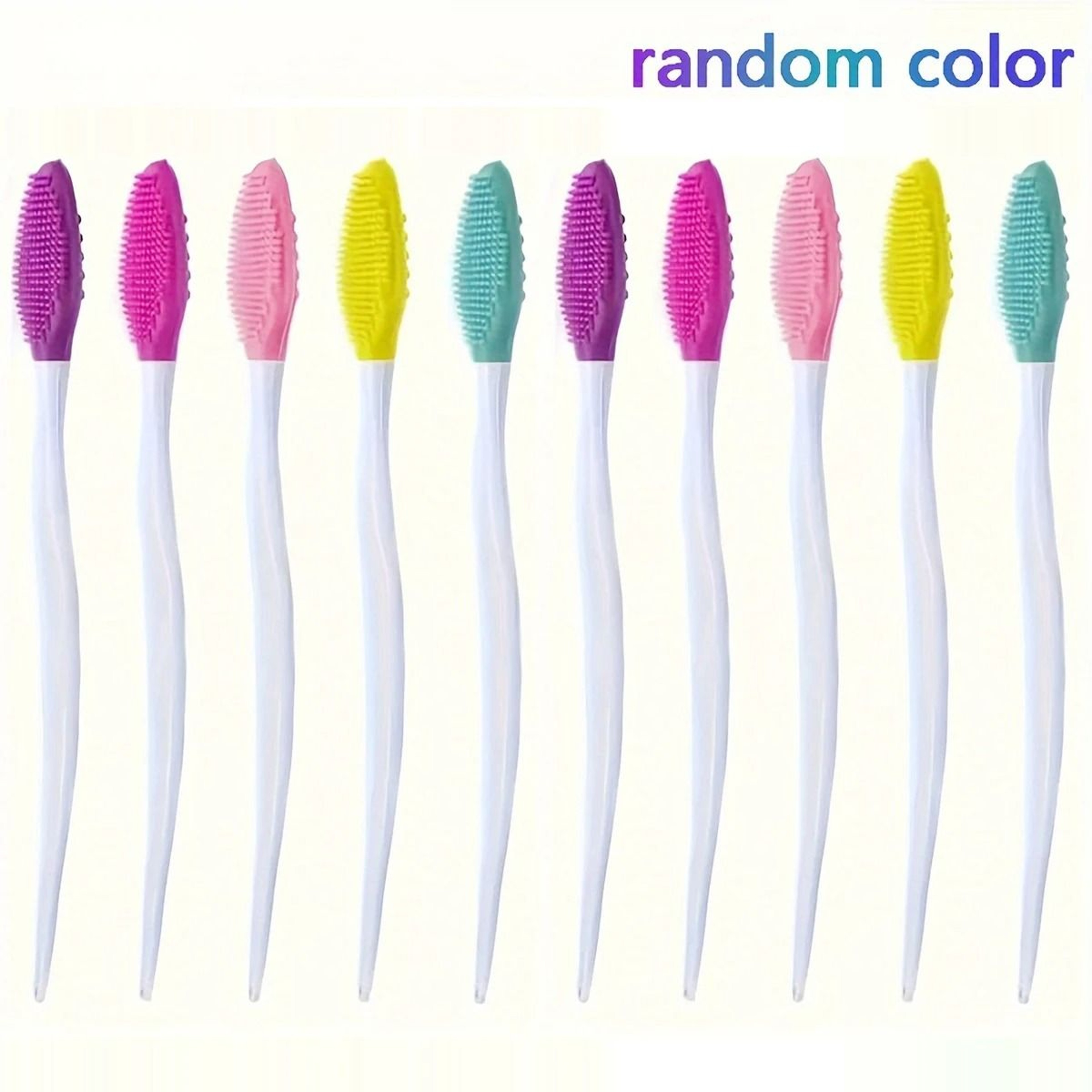 Soft Double Sided Dog Toothbrush Set With Comfortable Handle For Pet Teeth Cleaning 2