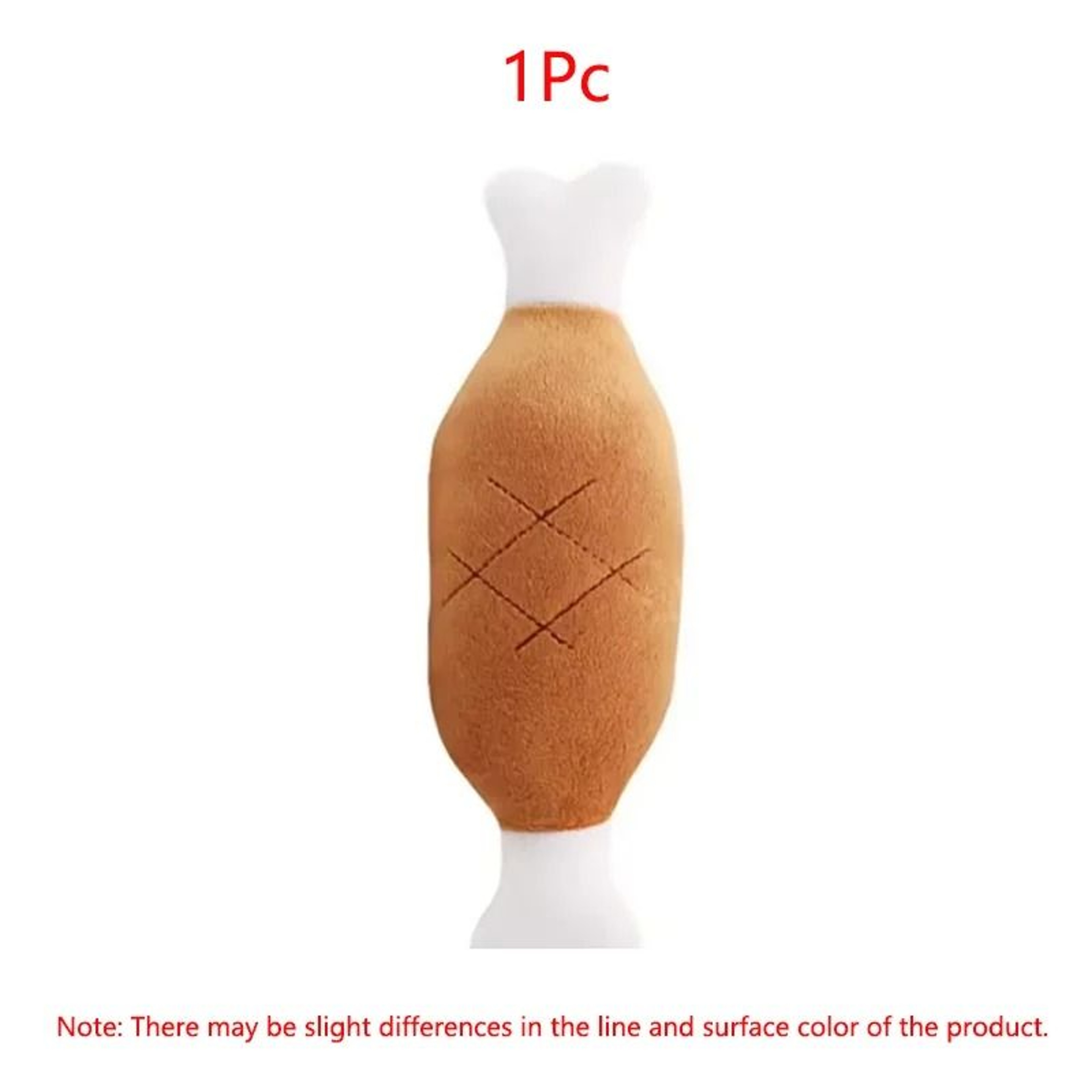 Interactive Plush Squeaky Dog Toy Chicken Leg Bone Shape Toy For Dogs And Cats 1