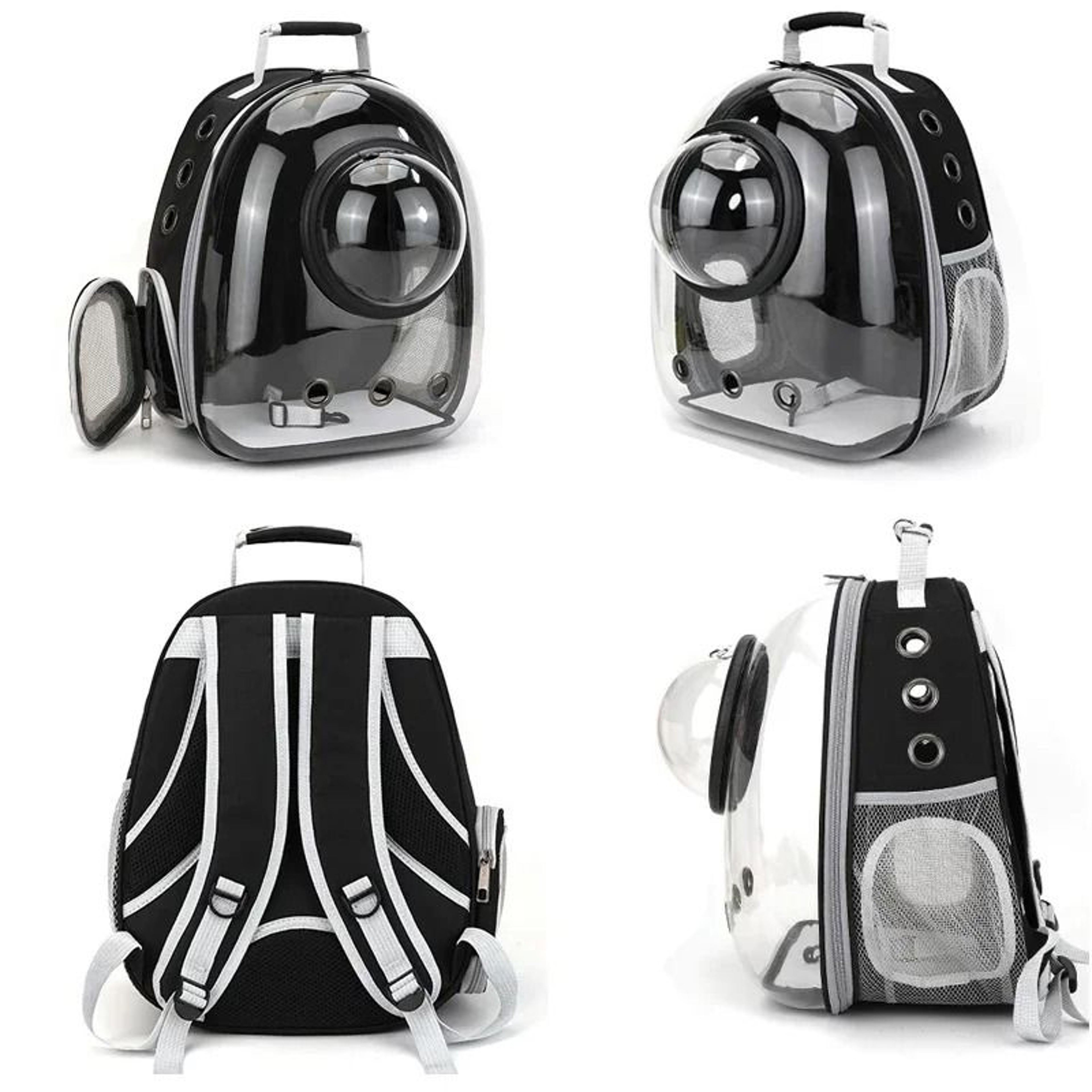 Transparent Cat Carrier Backpack Breathable Bubble Travel Backpack For Cats And Small Pets 3