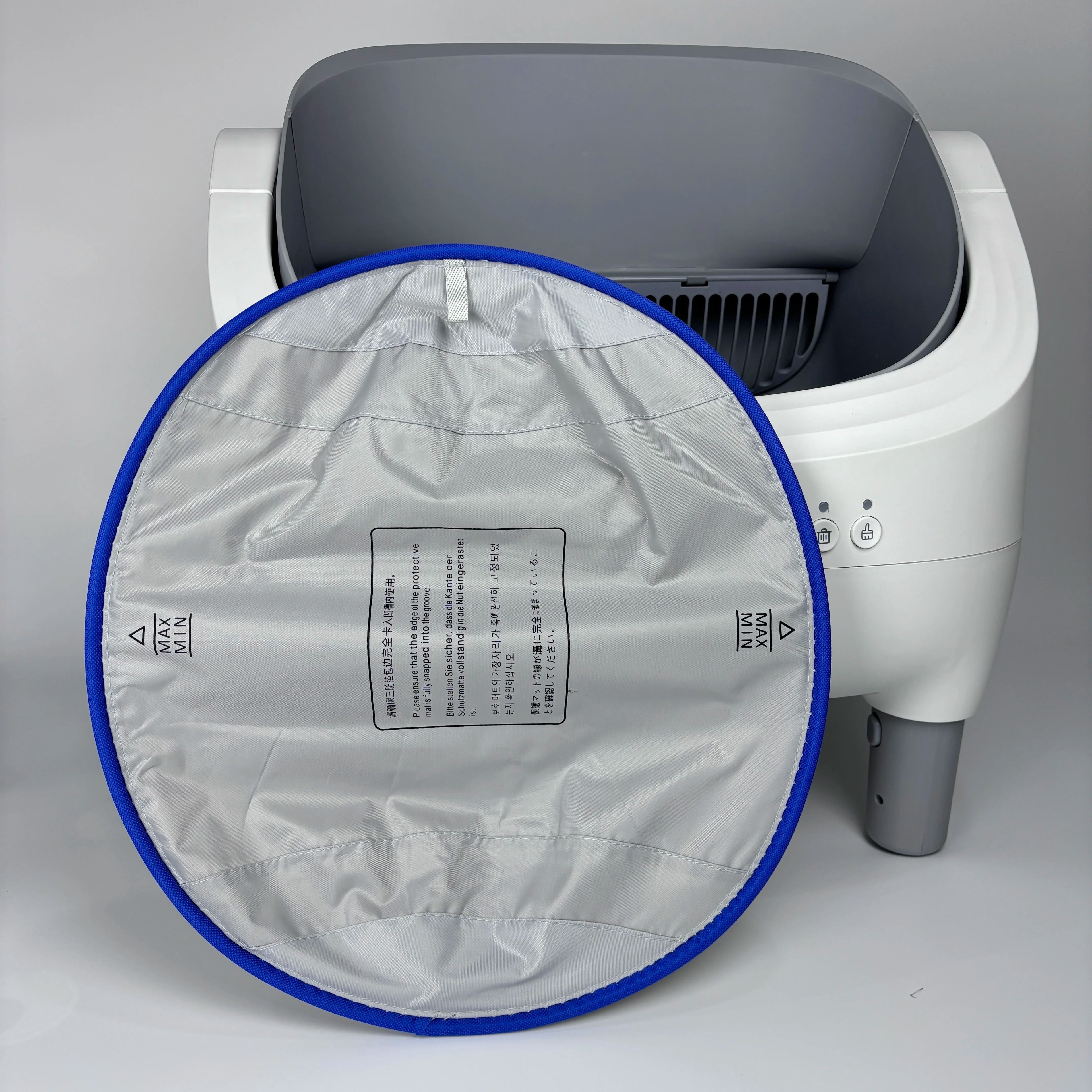 Smart Self Cleaning Cat Litter Box With Tuya App Control And Waterproof Mat 6