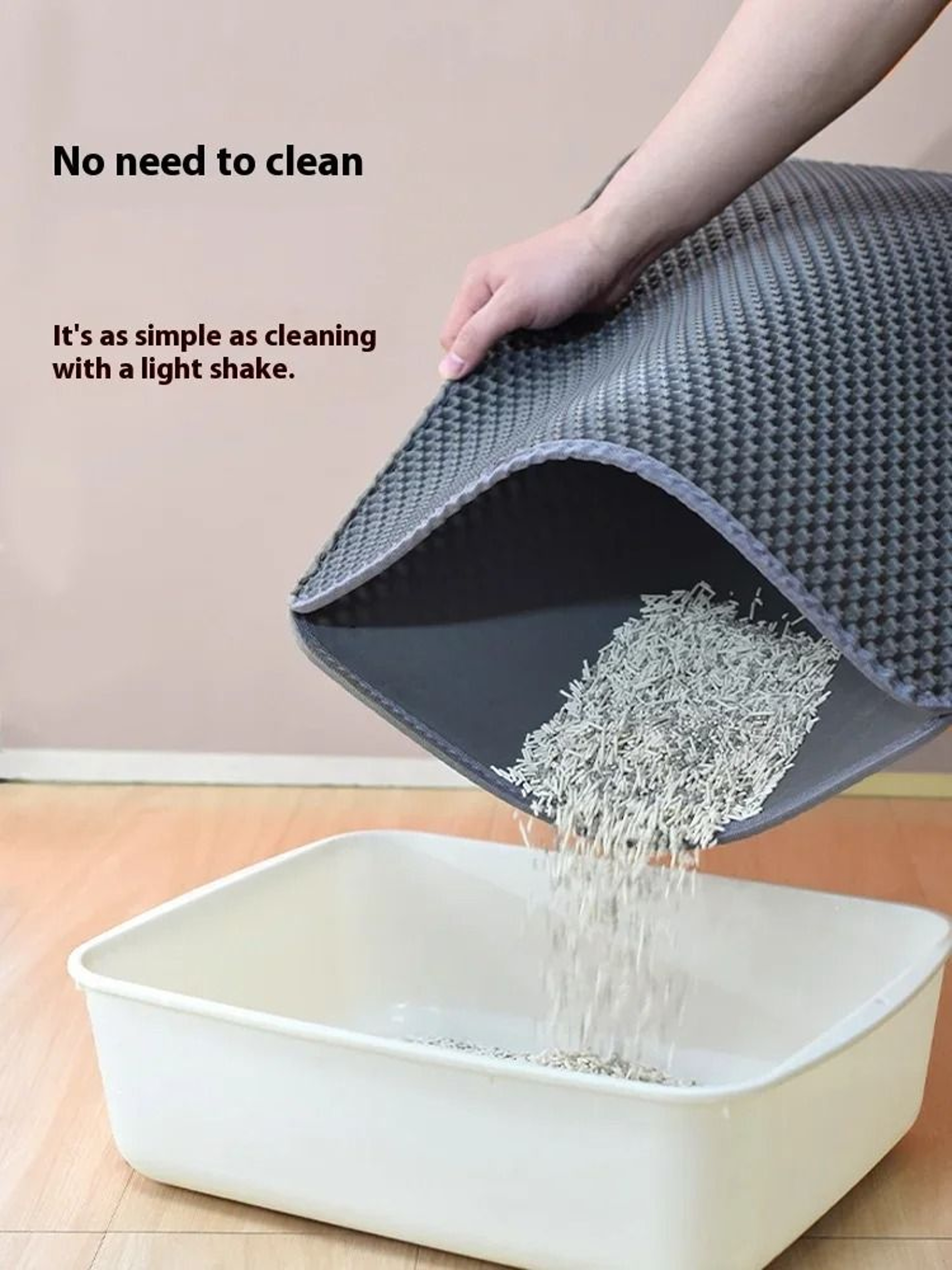 Large Cat Litter Mat Waterproof Double Layer Litter Box Pad For Cleaner Floors 4