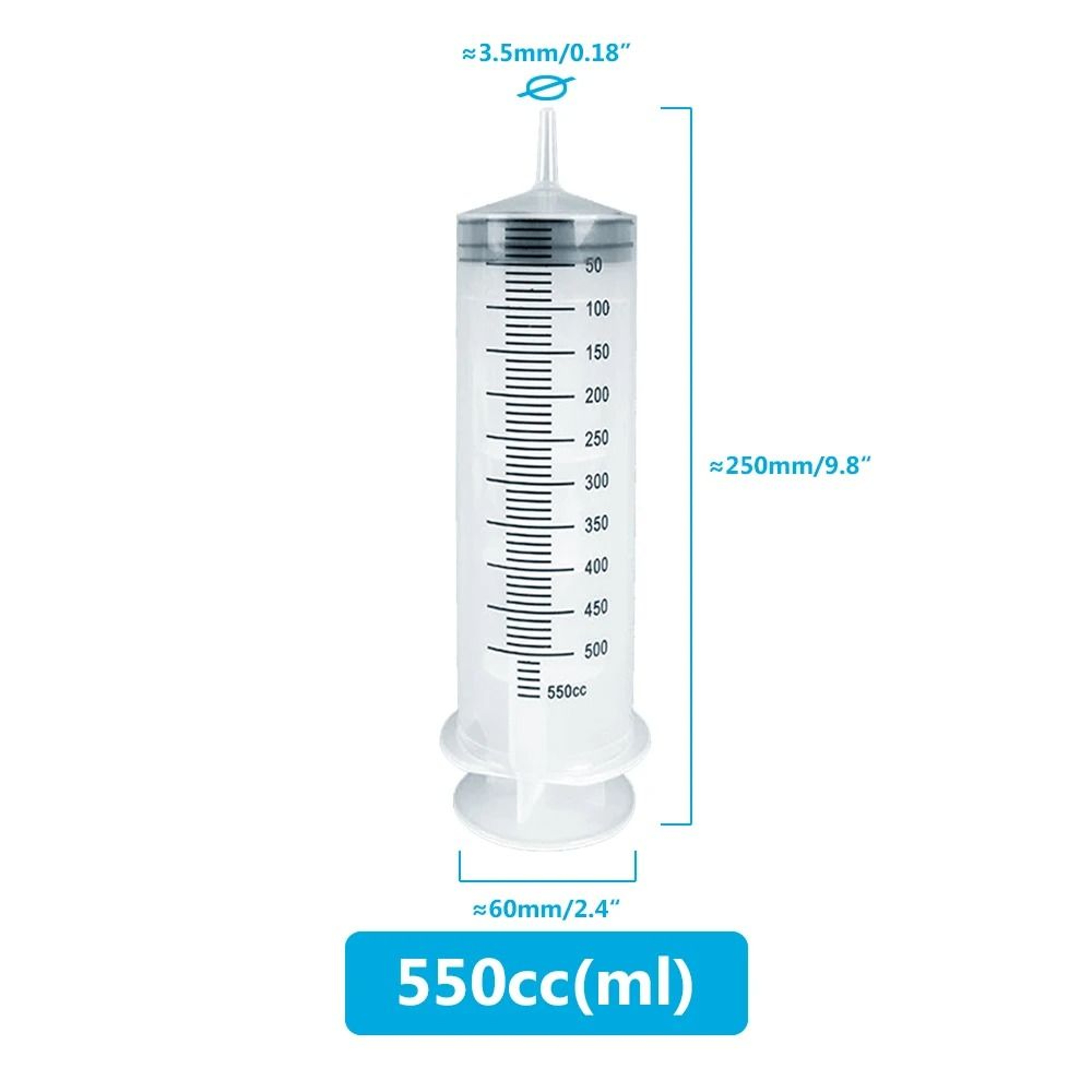 Multifunction Large Capacity Syringe With Hose For Pet Feeding Oil Glue And Fluid Transfer 7