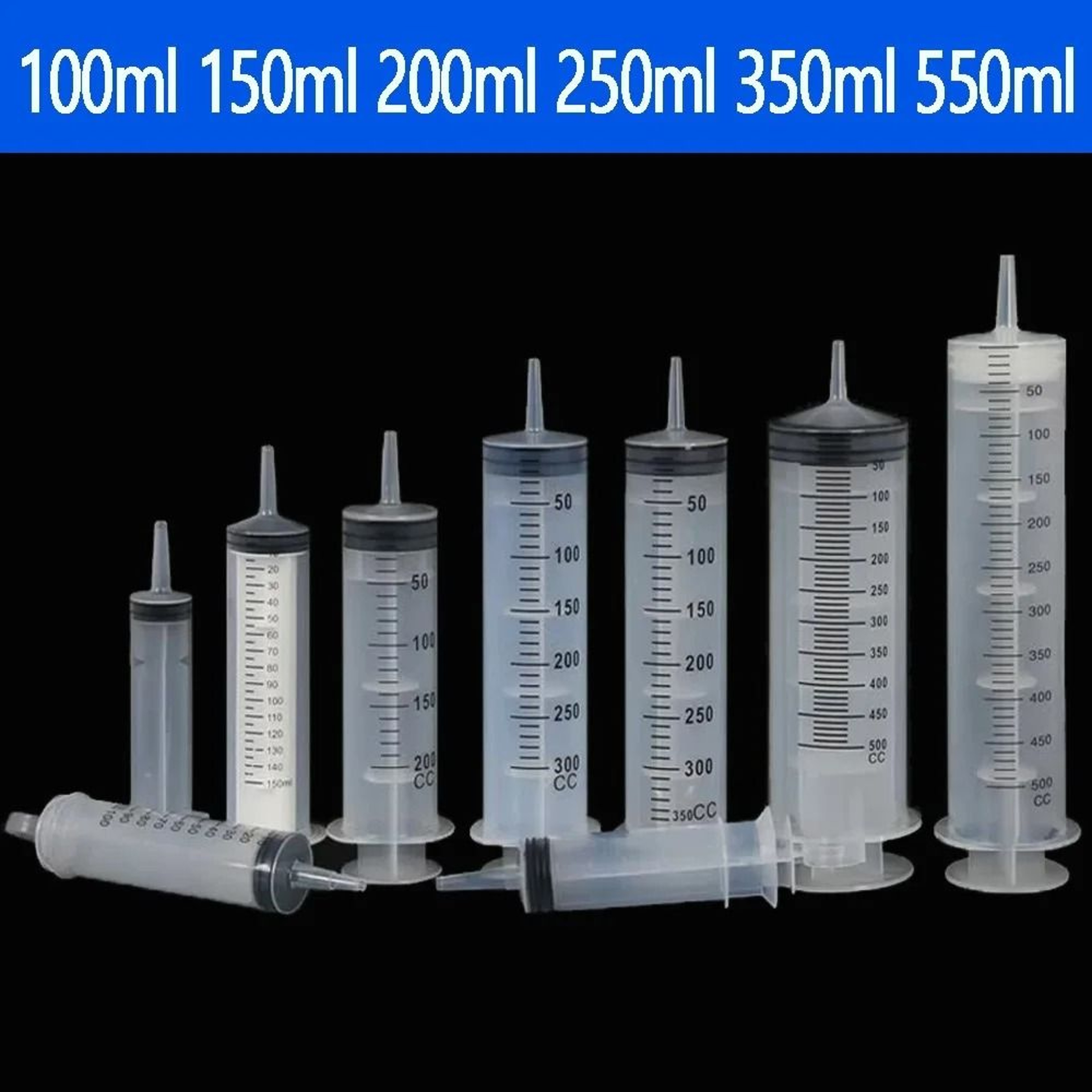 Multifunction Large Capacity Syringe With Hose For Pet Feeding Oil Glue And Fluid Transfer 18