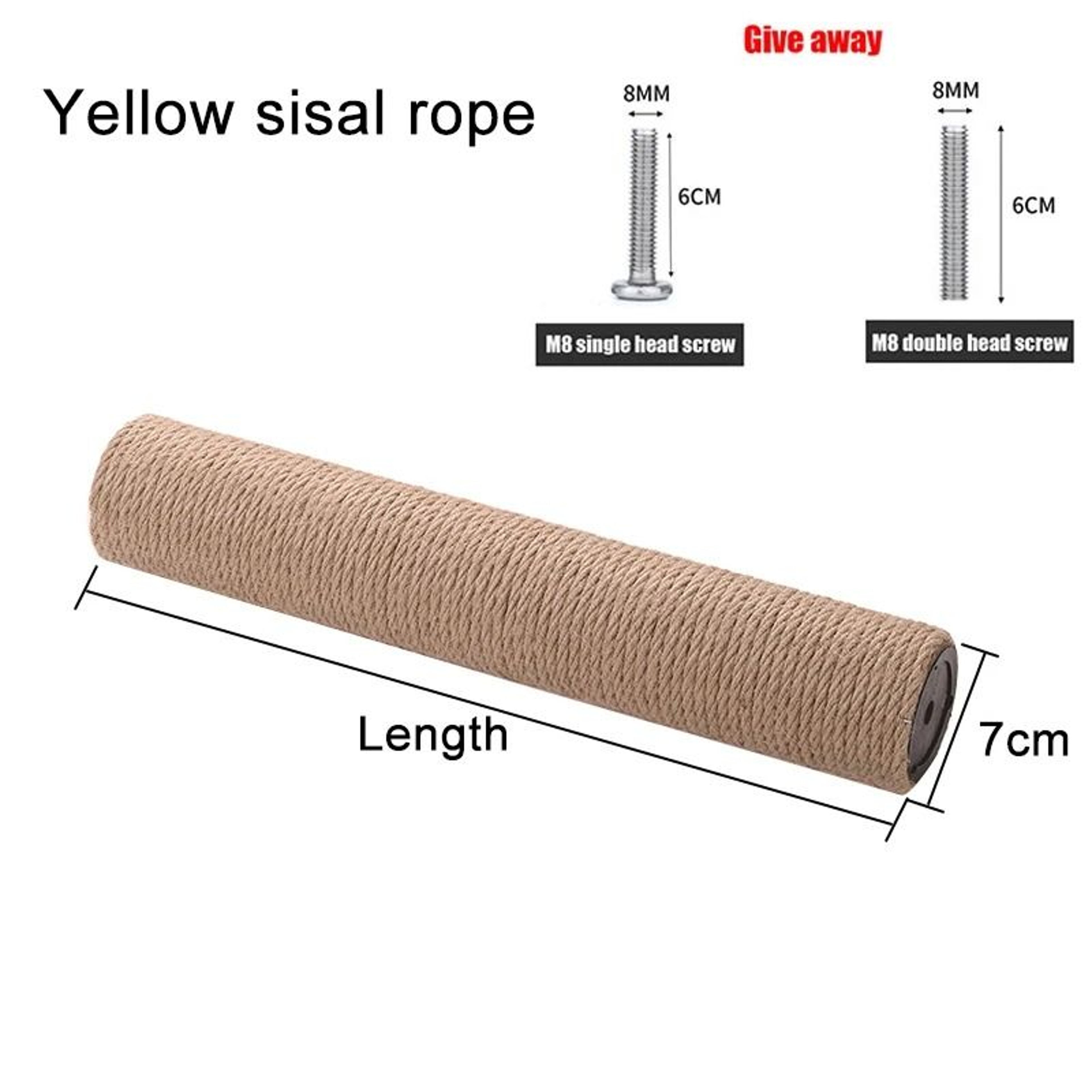 DIY Sisal Cat Scratching Post Replacement For Cat Trees 2