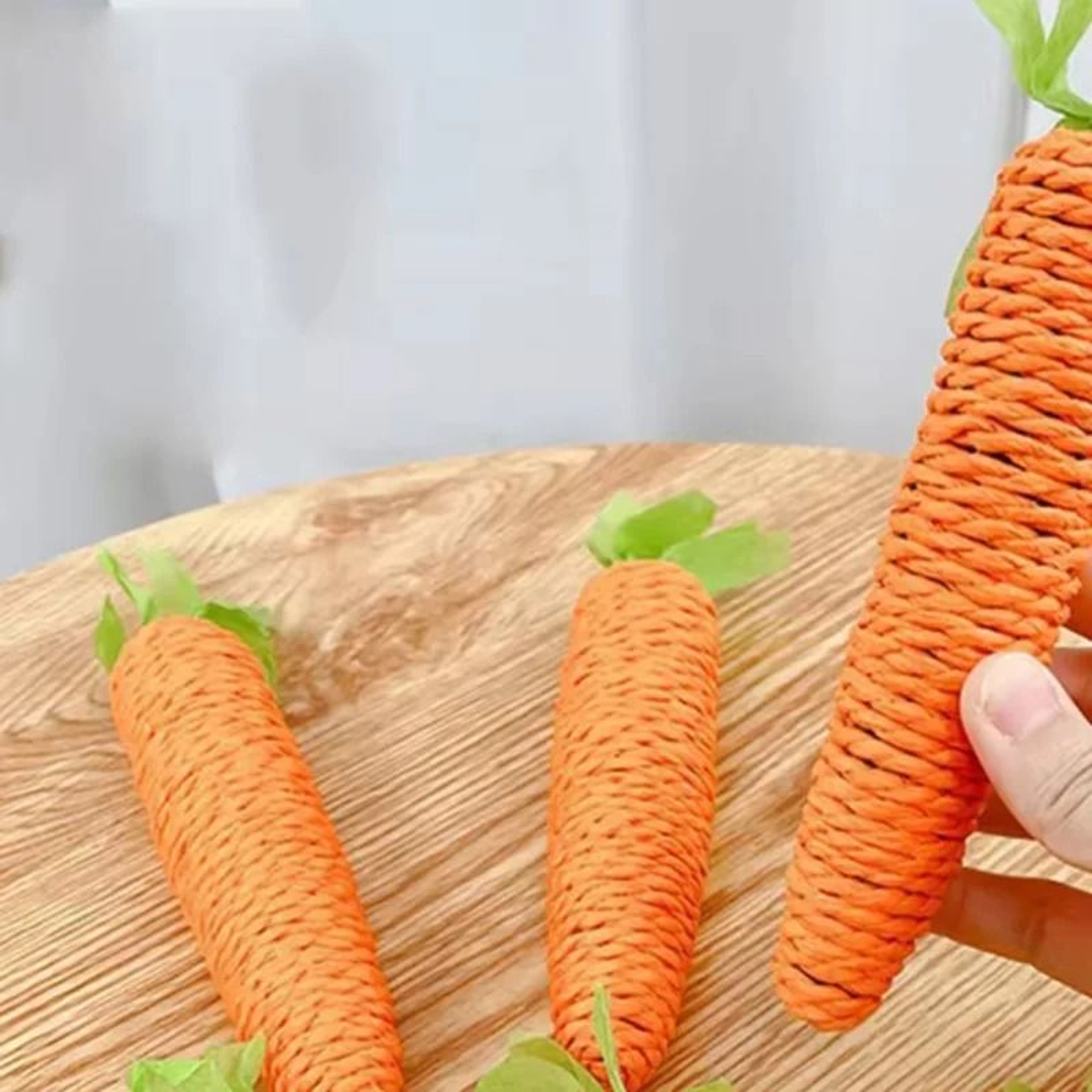 Interactive Carrot Cat Toy Bite Resistant Scratching And Chew Toy For Indoor Cats 5