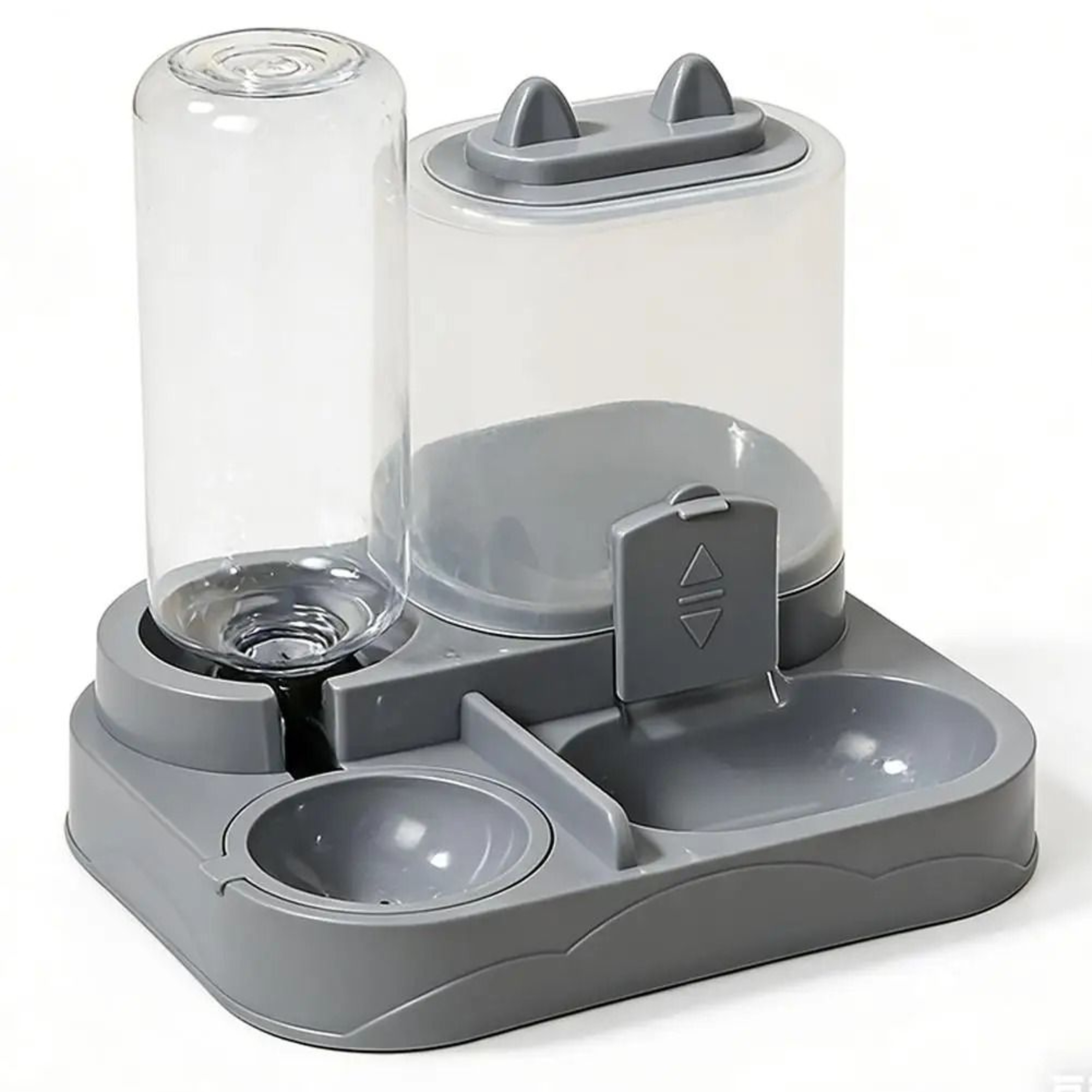Automatic Cat Feeder And Water Dispenser All In One Large Capacity Pet Food Storage Set 3