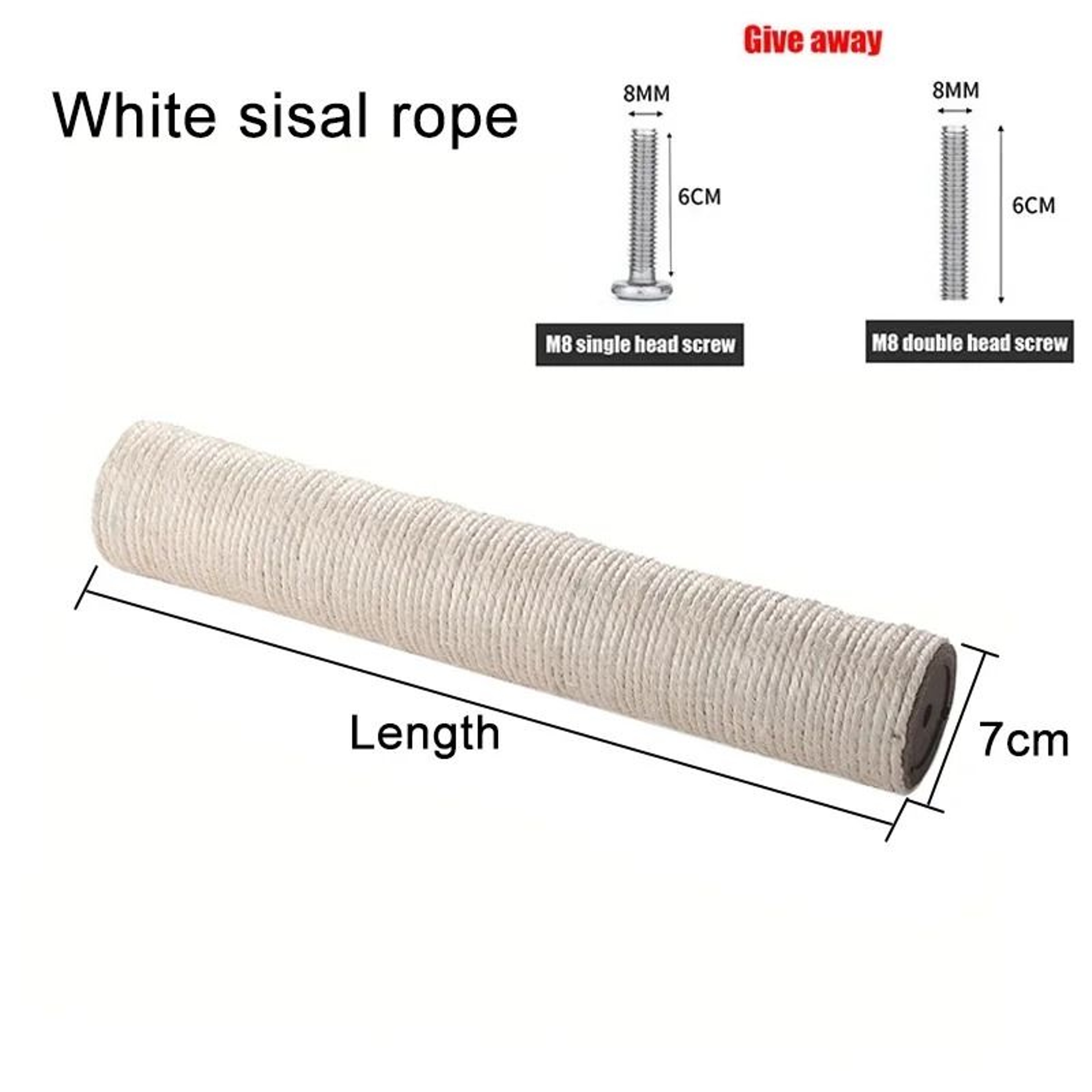 DIY Sisal Cat Scratching Post Replacement Pole For Cat Tree And Climbing Tower 1