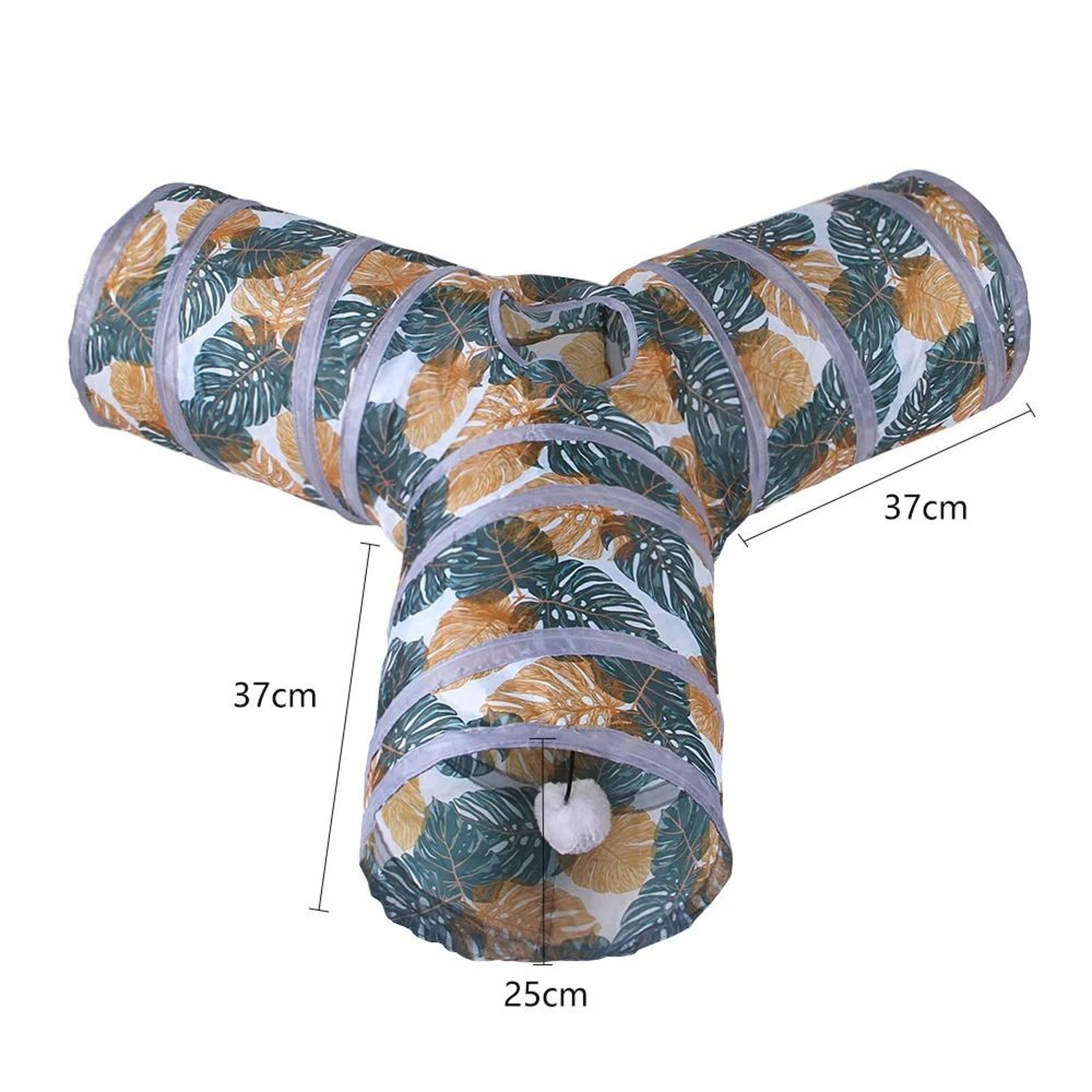 Foldable Interactive Cat Tunnel Toy With Multiple Holes For Kittens And Rabbits 6