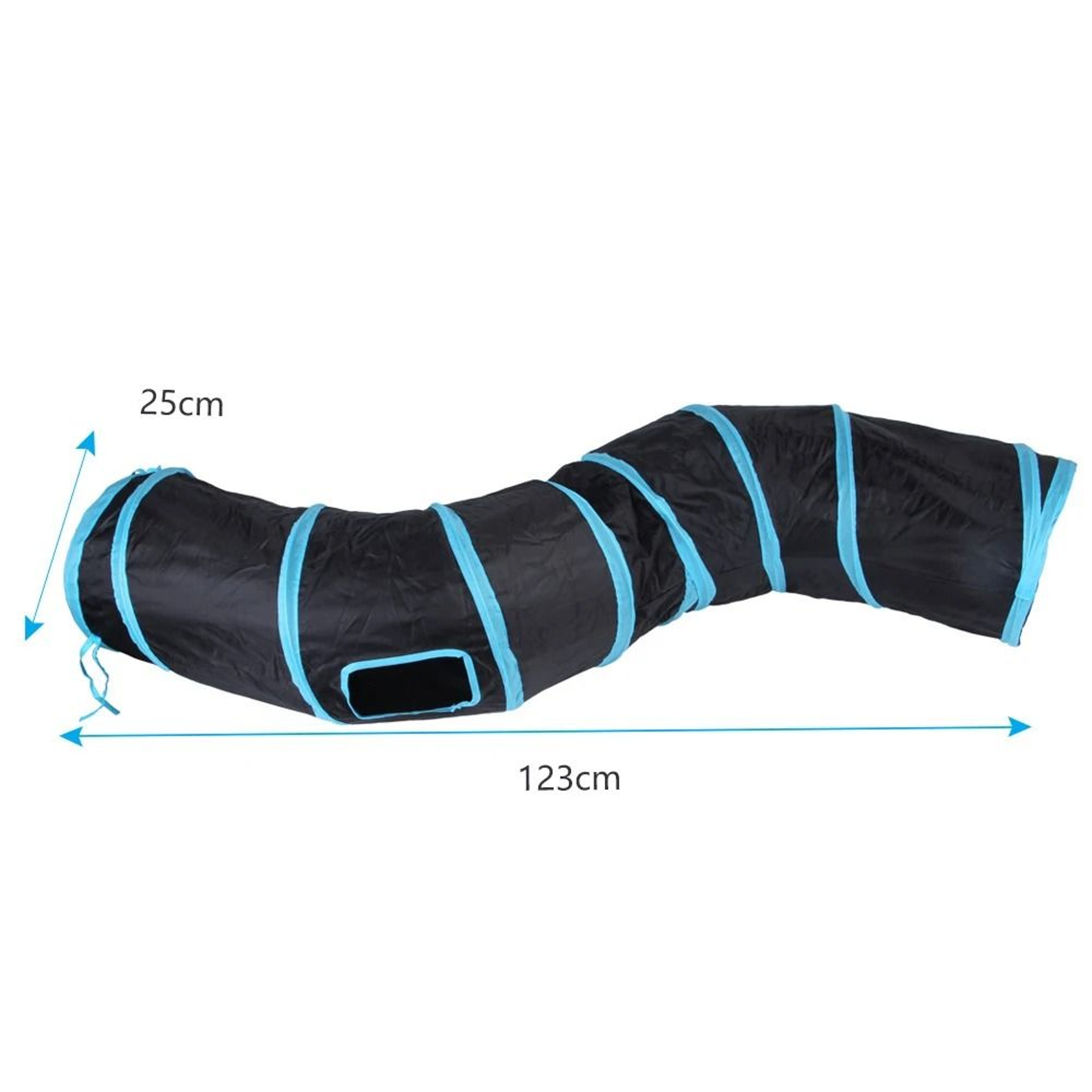 Foldable Interactive Cat Tunnel Toy With Multiple Holes For Kittens And Rabbits 14
