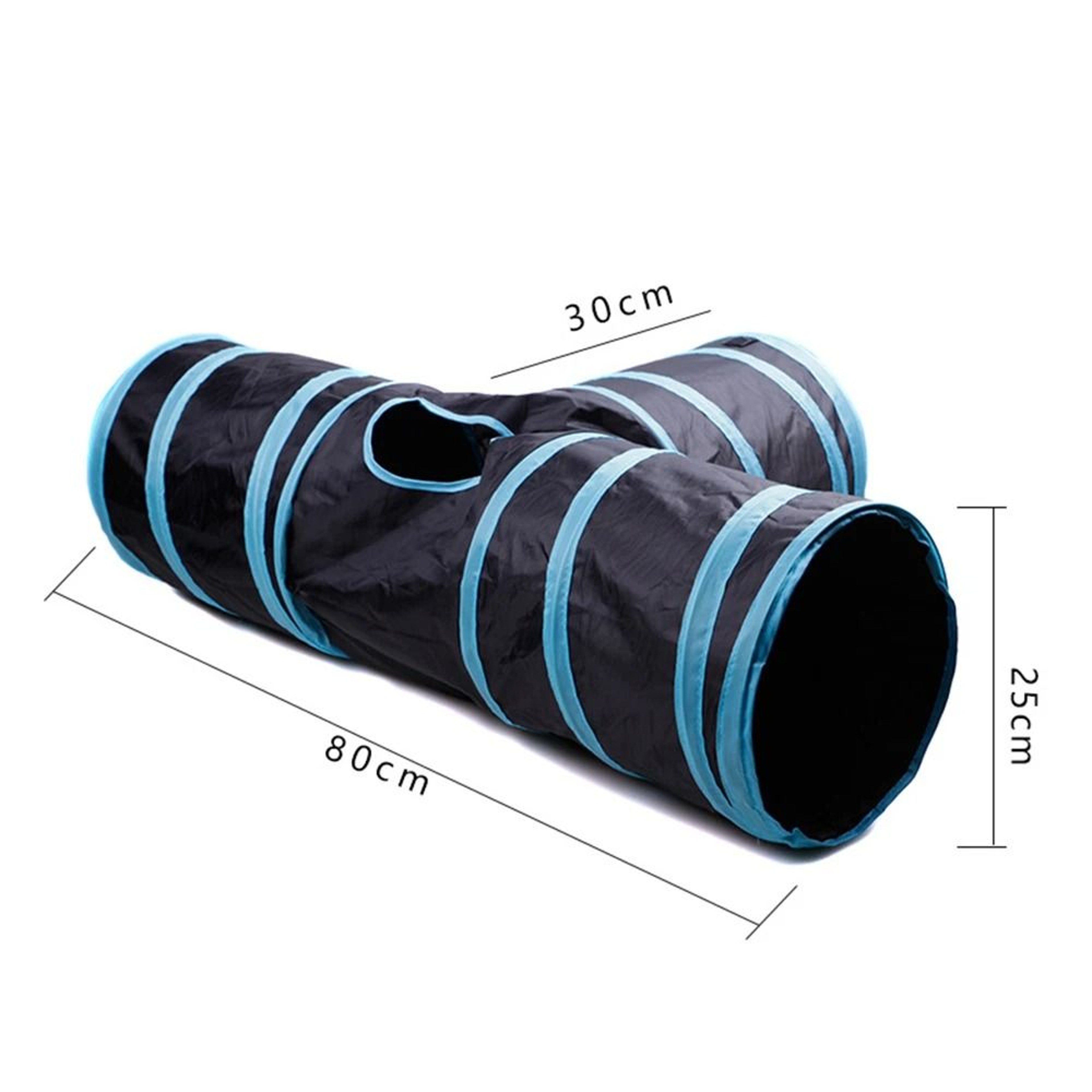 Foldable Interactive Cat Tunnel Toy With Multiple Holes For Kittens And Rabbits 15
