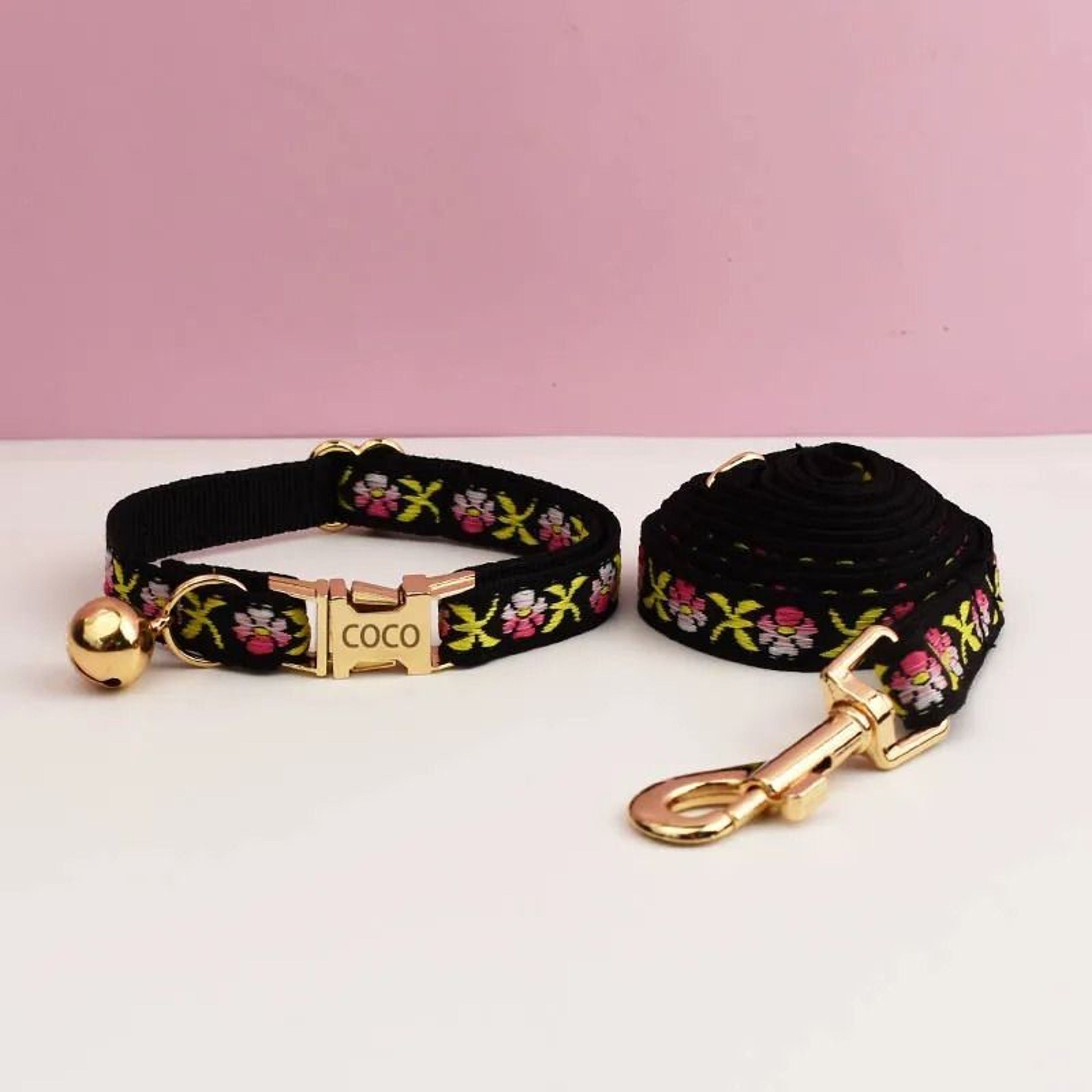 Adjustable Personalized Cat Collar With Bell For Cats And Small Dogs 27