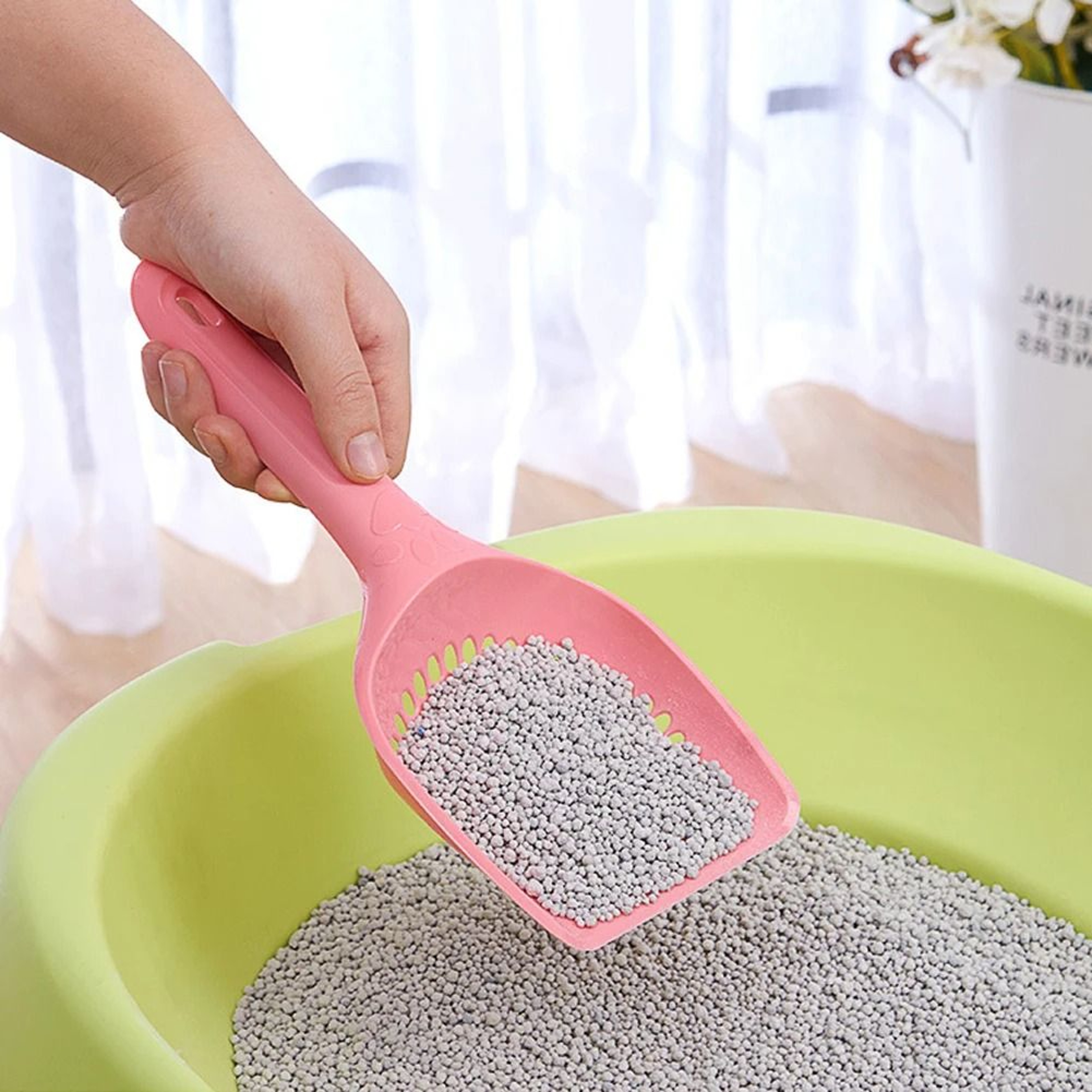 Durable Cat Litter Scoop Thickened Plastic Mesh Cleaning Shovel For Cat Litter Boxes 8