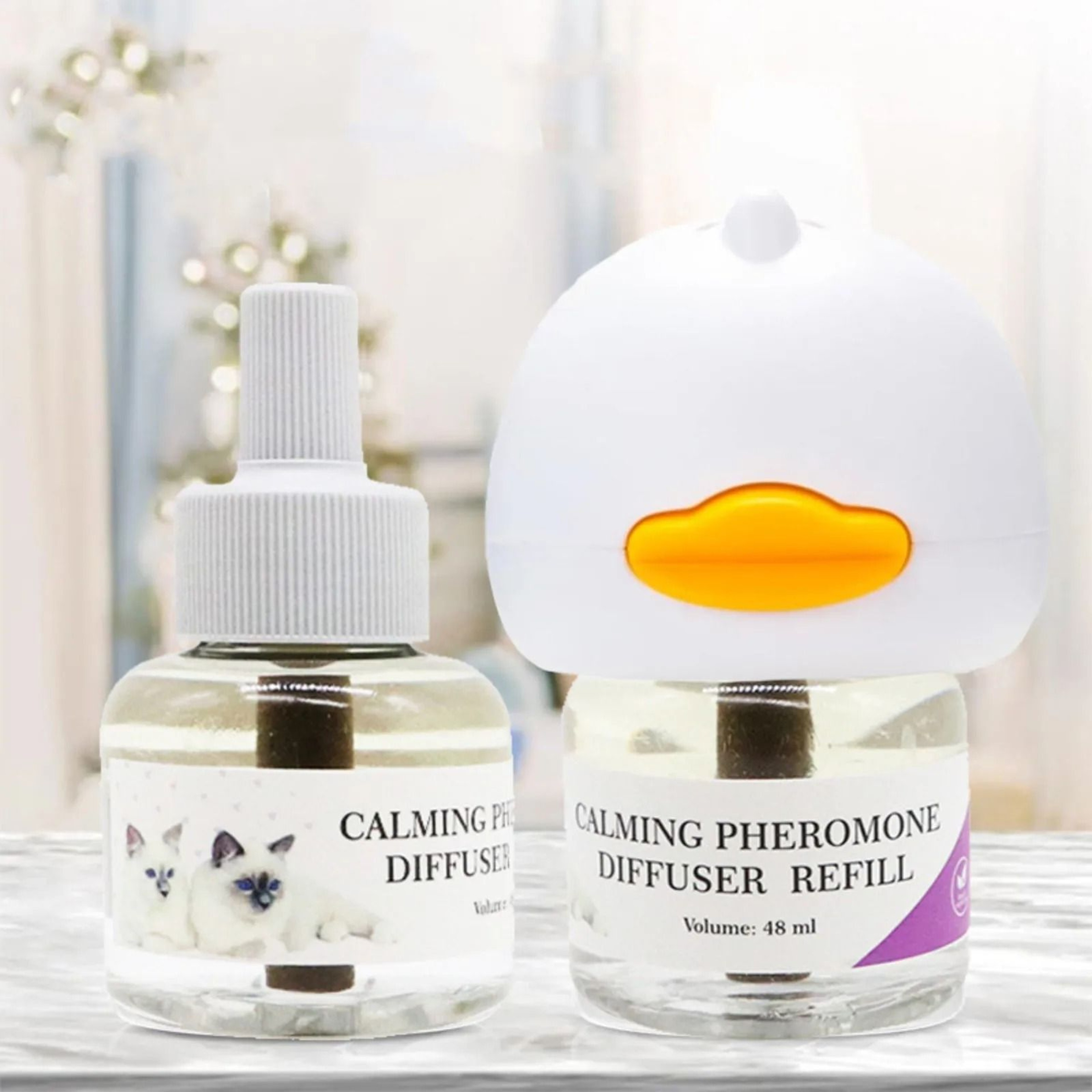 Calming Cat Pheromone Diffuser Plug In Relaxing Starter Kit With 30 Day Refill 4