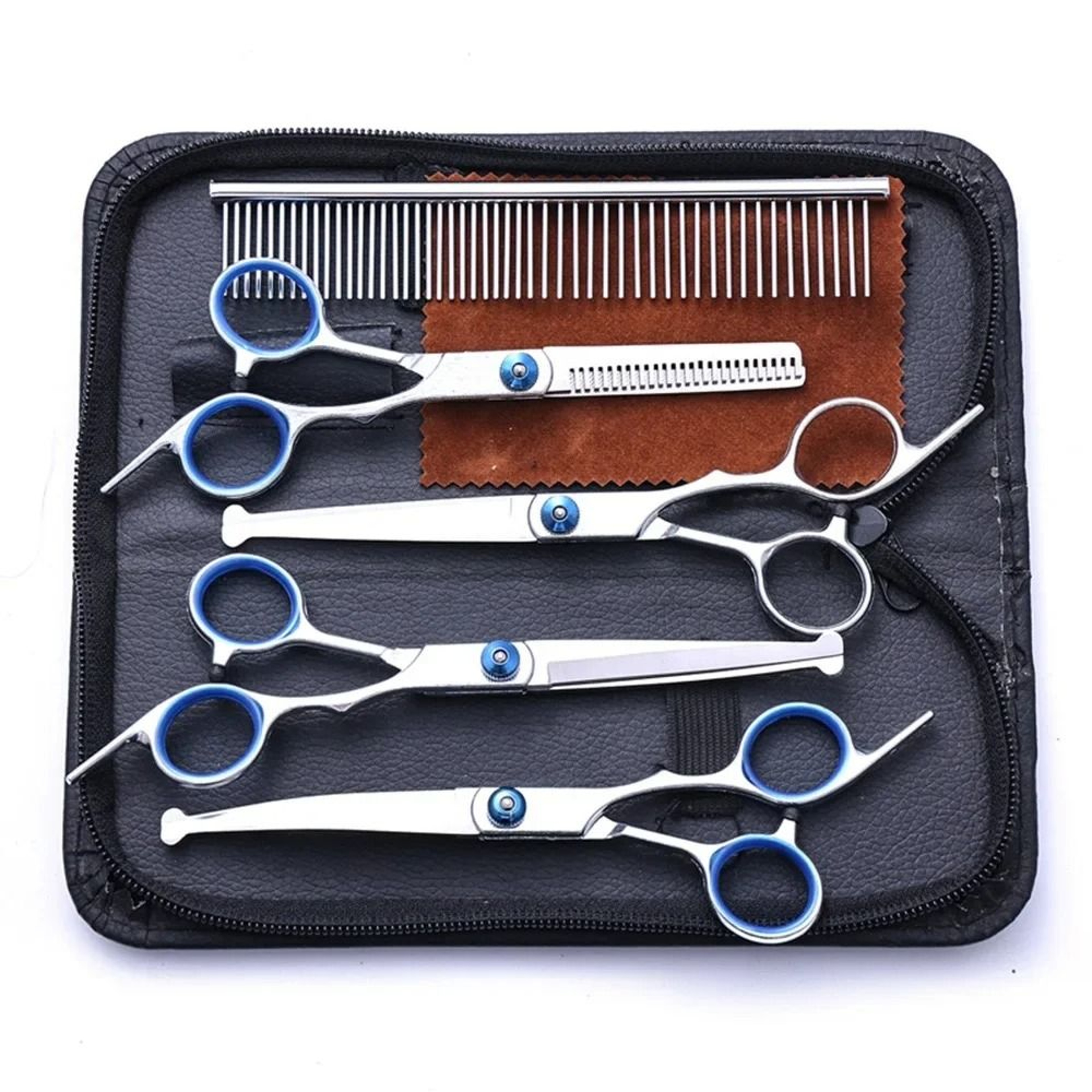 Professional Pet Grooming Scissors Set With Safety Round Tips 3
