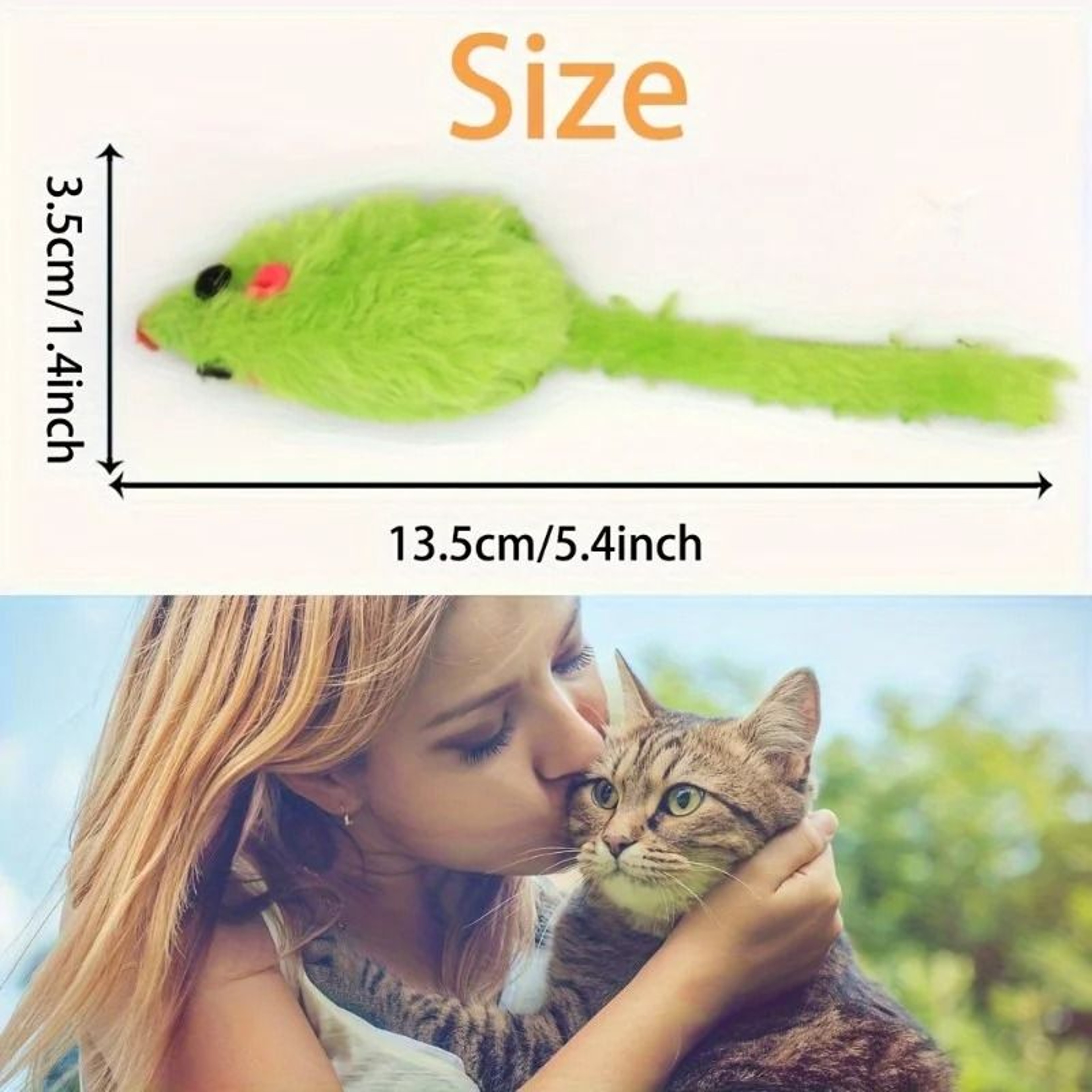 25 Pack Plush Mouse Cat Toys For Interactive Play 2