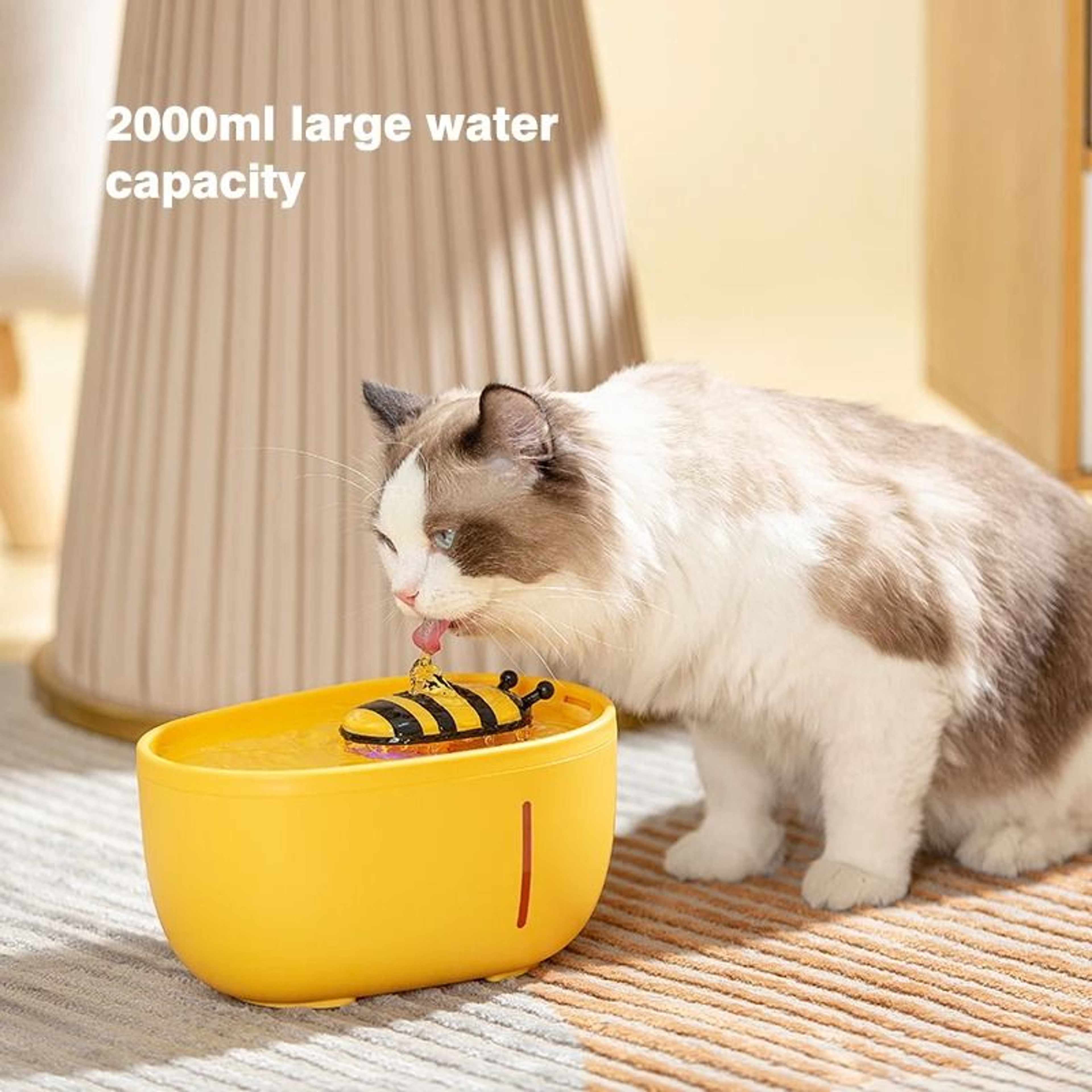 USB Automatic Cat Water Fountain With Quiet Filter System 0
