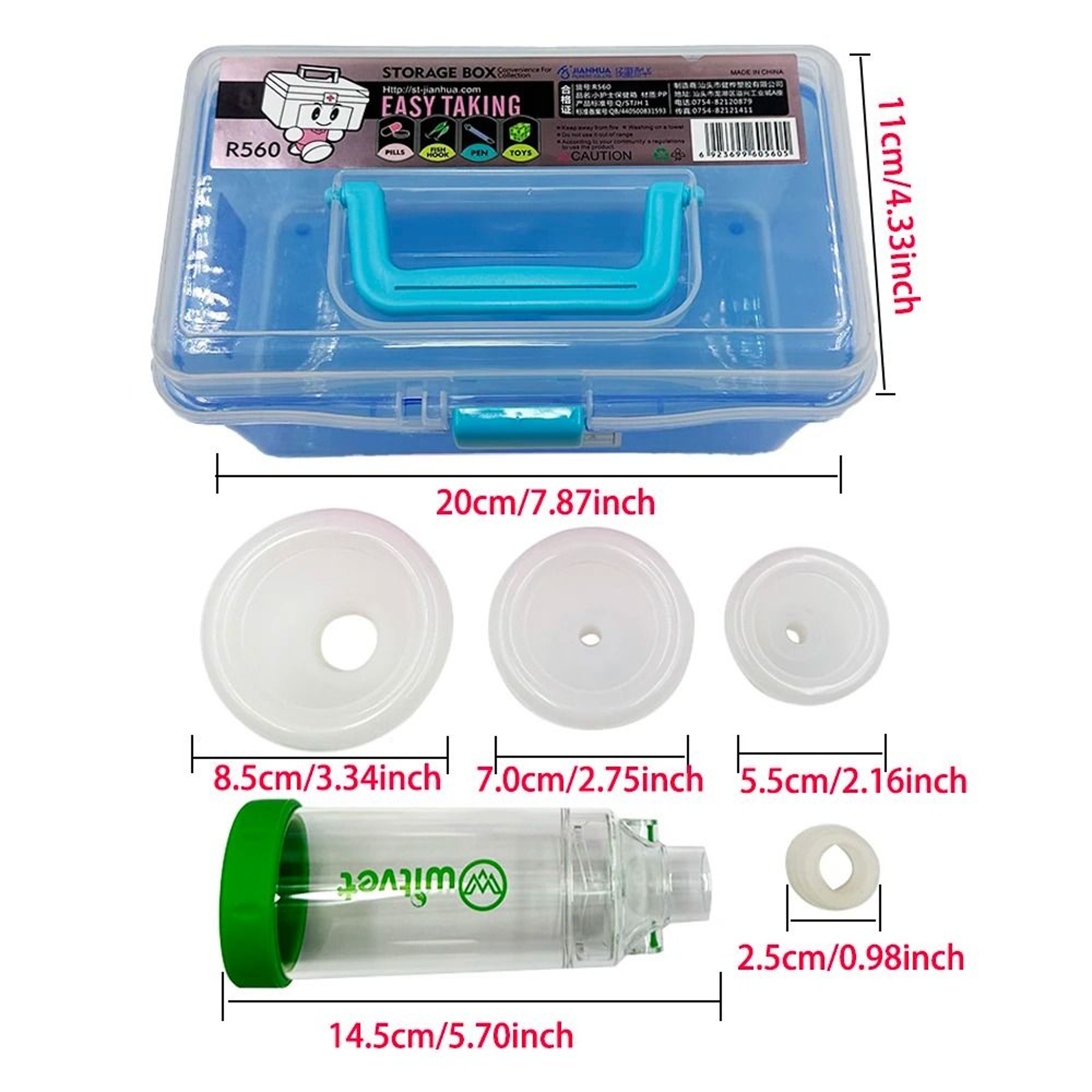 Pet Aerosol Inhalation Chamber And Nebulizer Mask For Cats And Dogs 3